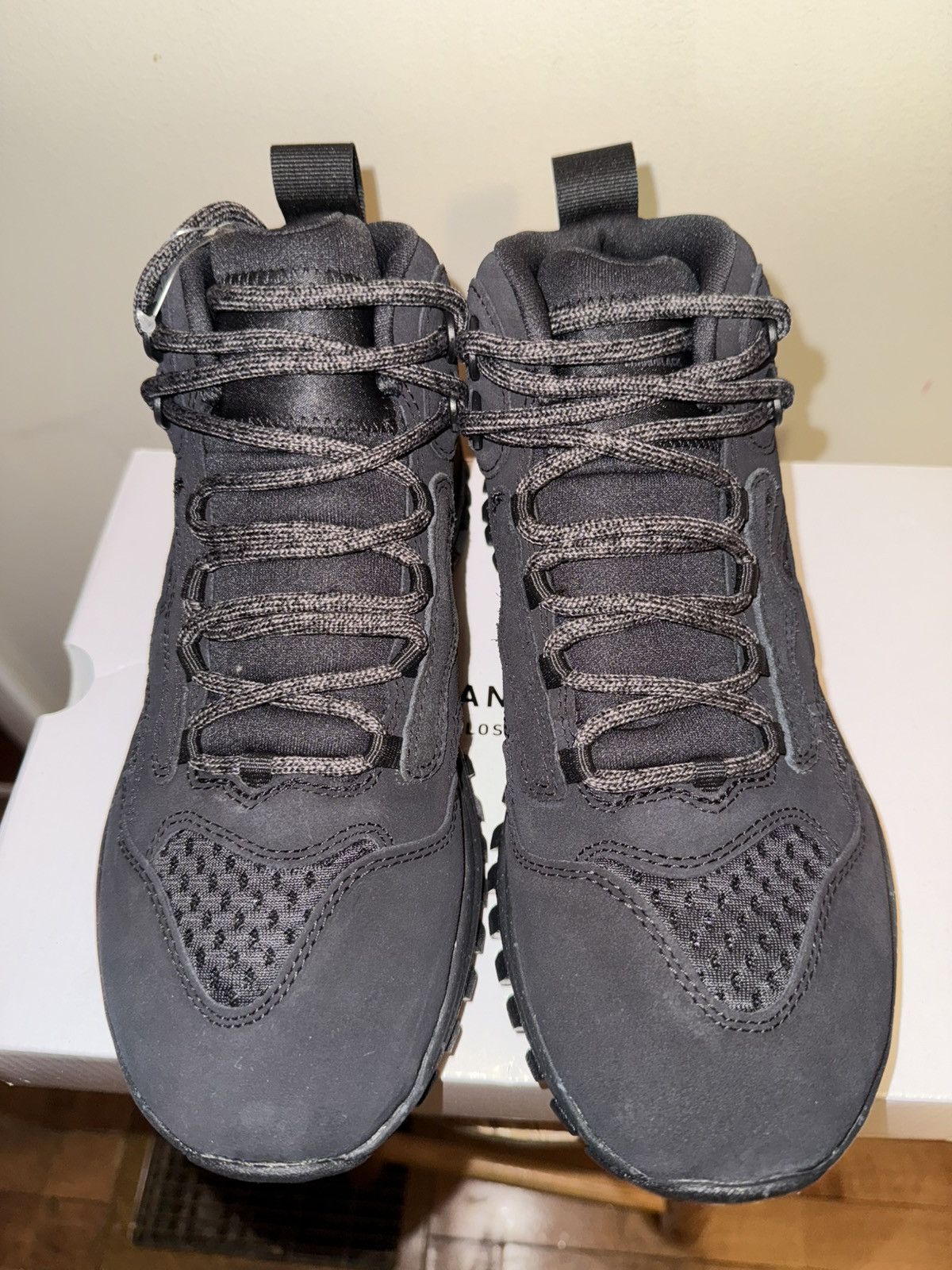 Brandblack Brandblack “Santa Monica” Black Cat mid-top shoes sz 9w/7.5m Size US 9 / IT 39 - 12 Thumbnail