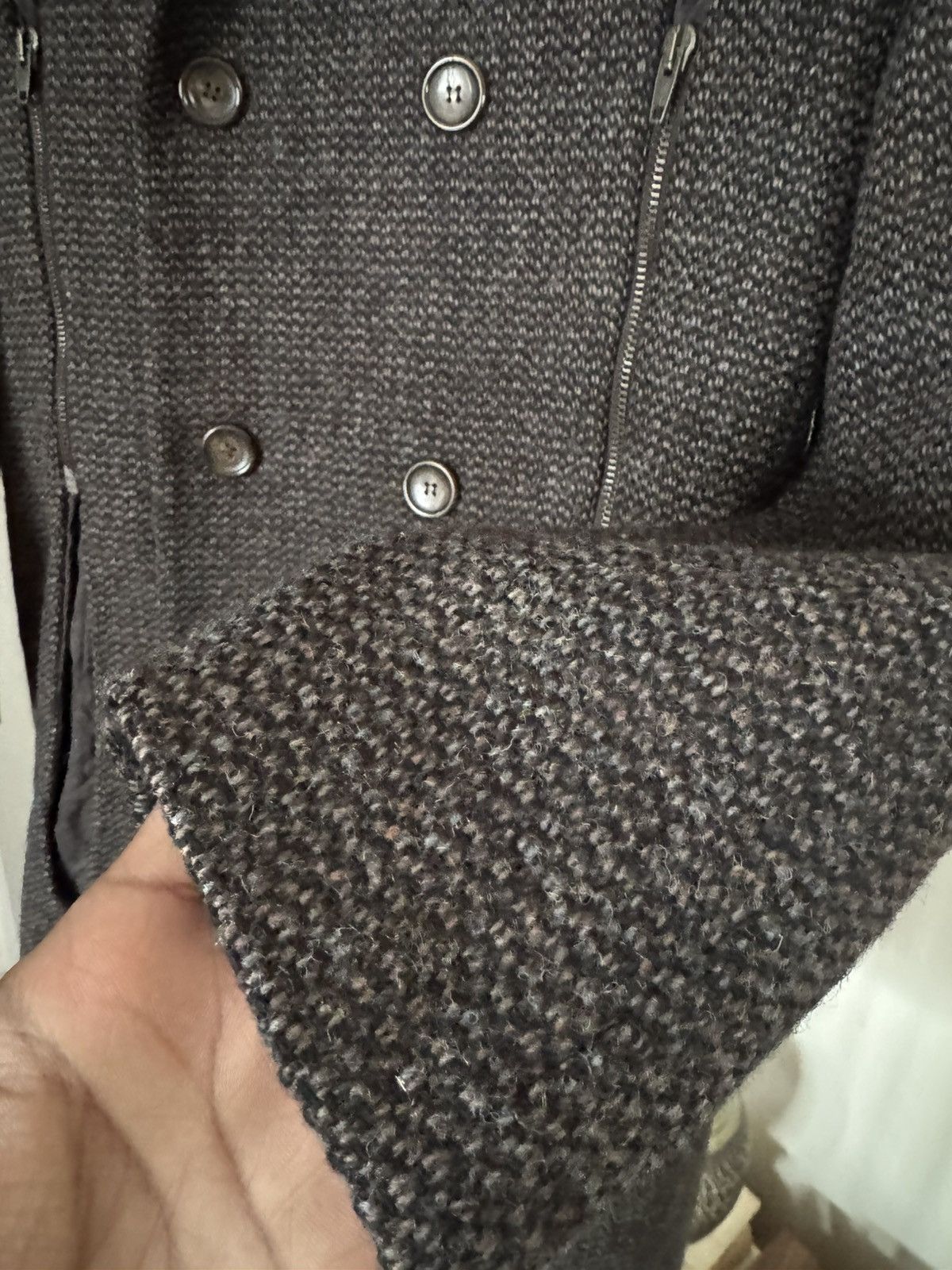Raf Simons RAF SIMONS DOUBLE BREAST WOOL COAT AW 2007/2008 Size US M / EU 48-50 / 2 - 5 Thumbnail