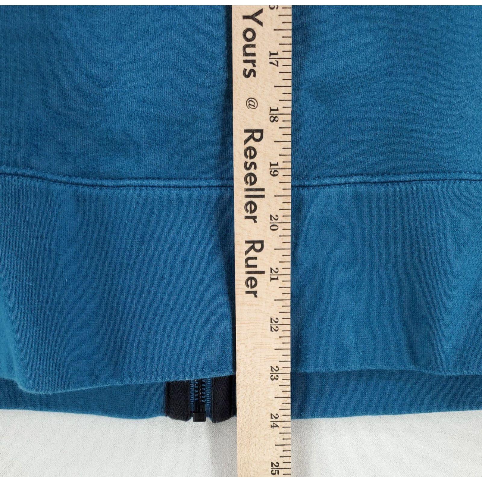 Vintage American Giant Full Zip Hoodie Sweatshirt Jacket Blue Womens M Long Sleeve Blue Regular Size M Womens Hoodie Full Zip Jacket Size M / US 6-8 / IT 42-44 - 6 Thumbnail