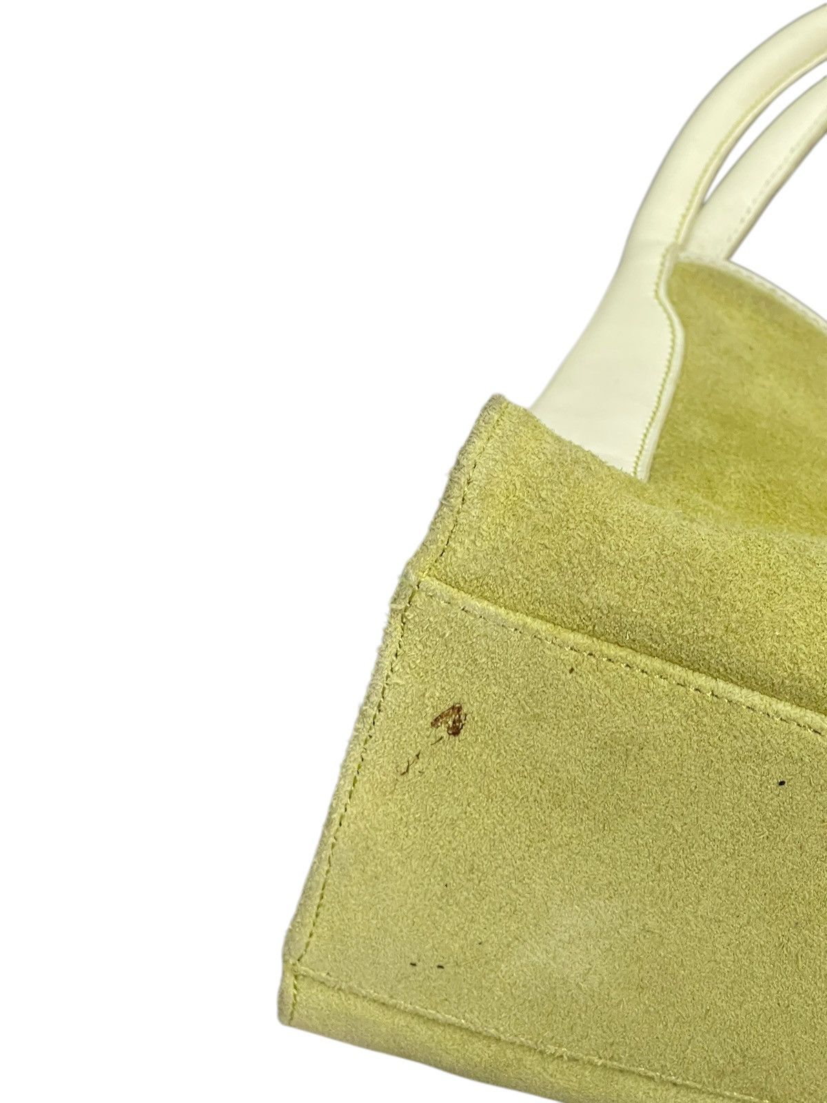Leather Suede Leather Natural Beauty Basic Crescent Hand Bag 1🟩3 Size ONE SIZE - 8 Thumbnail