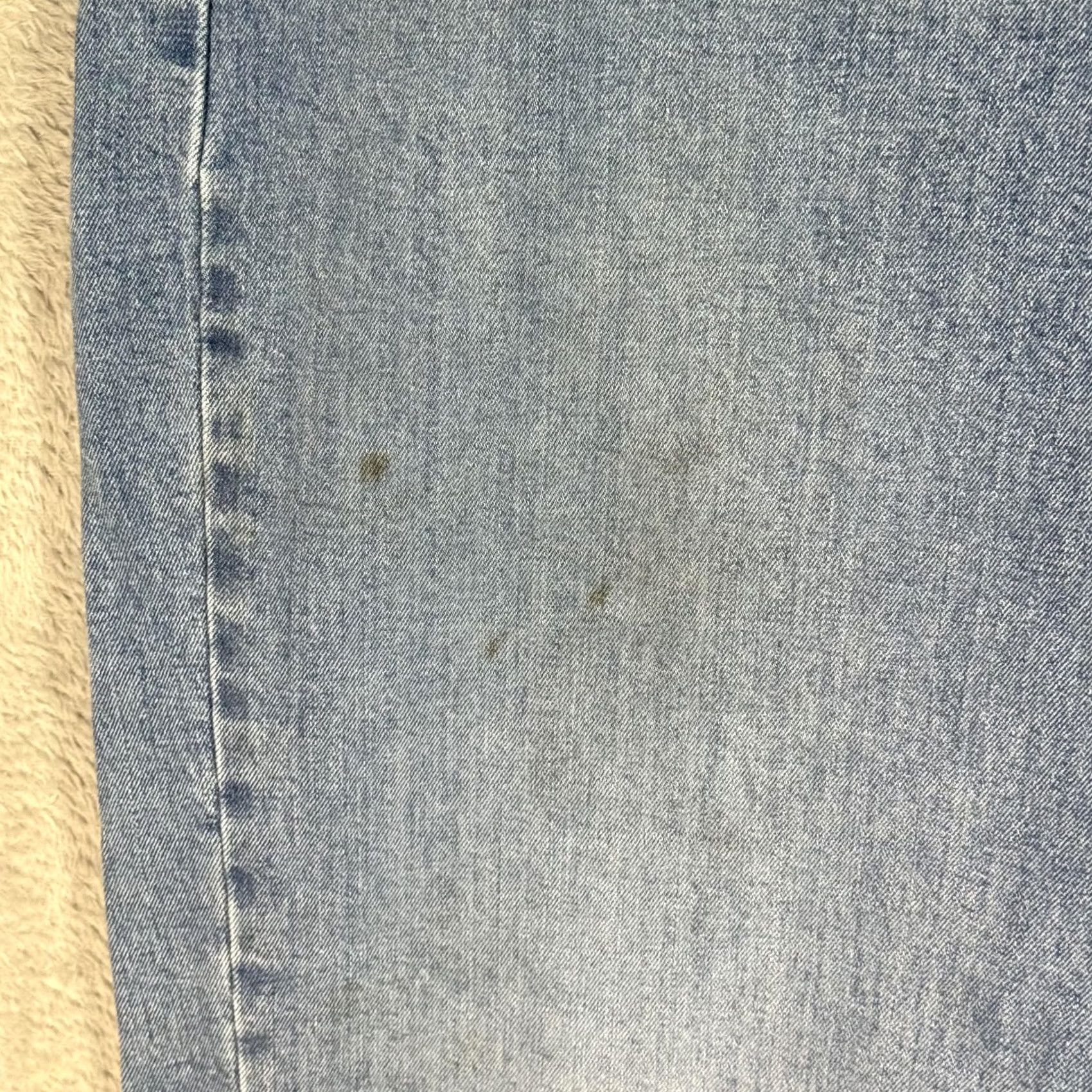 Levi's VINTAGE Levis 550 Jeans Mens 44x32 Blue Relaxed Fit Denim Tapered Leg Levis USA Logo 5-Pocket Mens Jeans Size US 44 / EU 60 - 4 Thumbnail