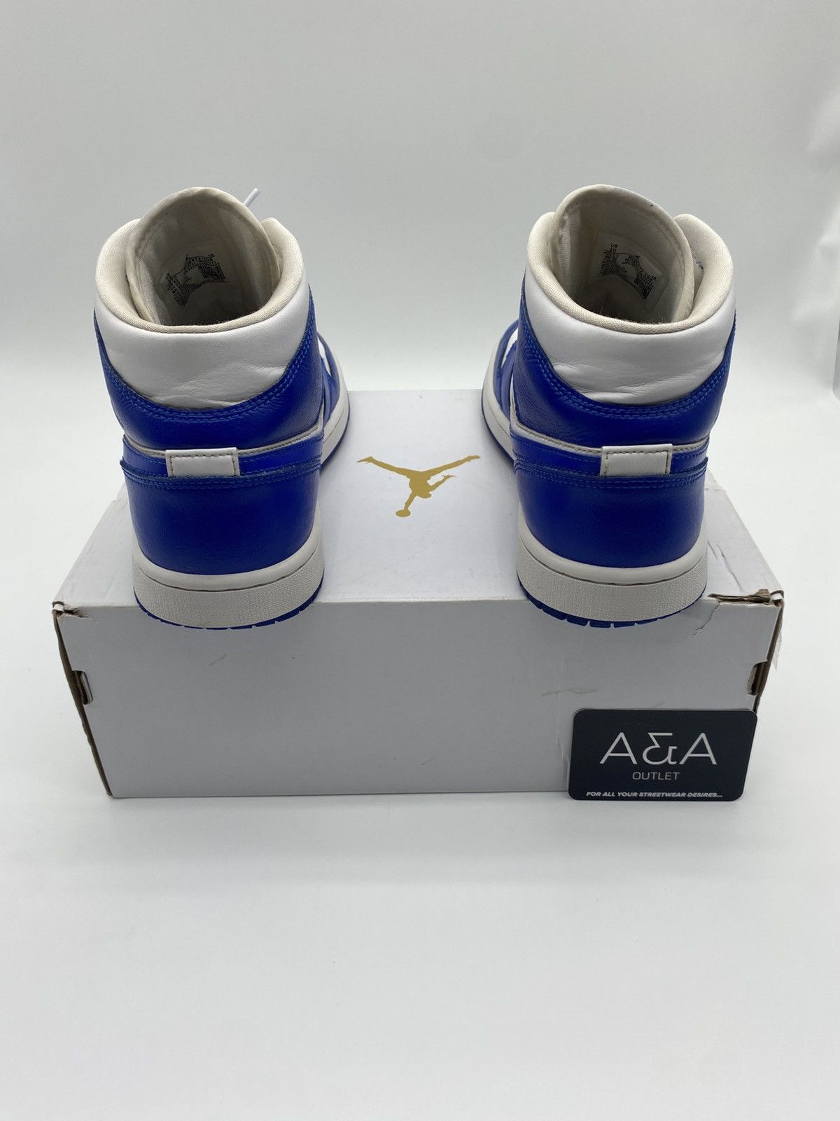 Jordan Brand Jordan 1 Mid Kentucky Blue US 10 Brand New Free Shipping Size US 10 / IT 40 - 4 Thumbnail