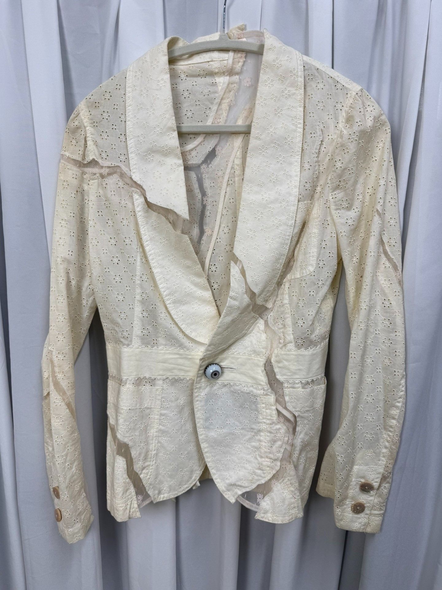 Undercover UNDERCOVER 05SS Ripped Blazer Size US S / EU 44-46 / 1 - 1 Thumbnail