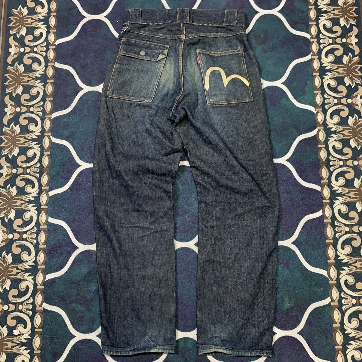 Evisu Vintage Fading Evisu Bush Pants Jeans White Paint Seagull Size US 30 / EU 46 - 1 Thumbnail