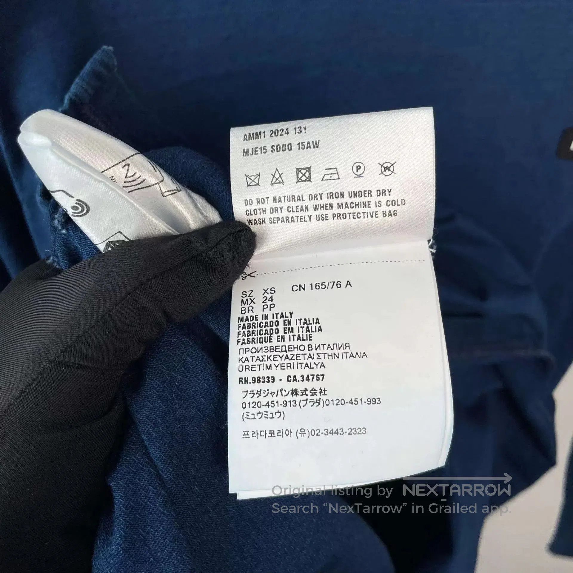 Miu Miu Blue Long. Size US XS / EU 42 / 0 - 9 Thumbnail