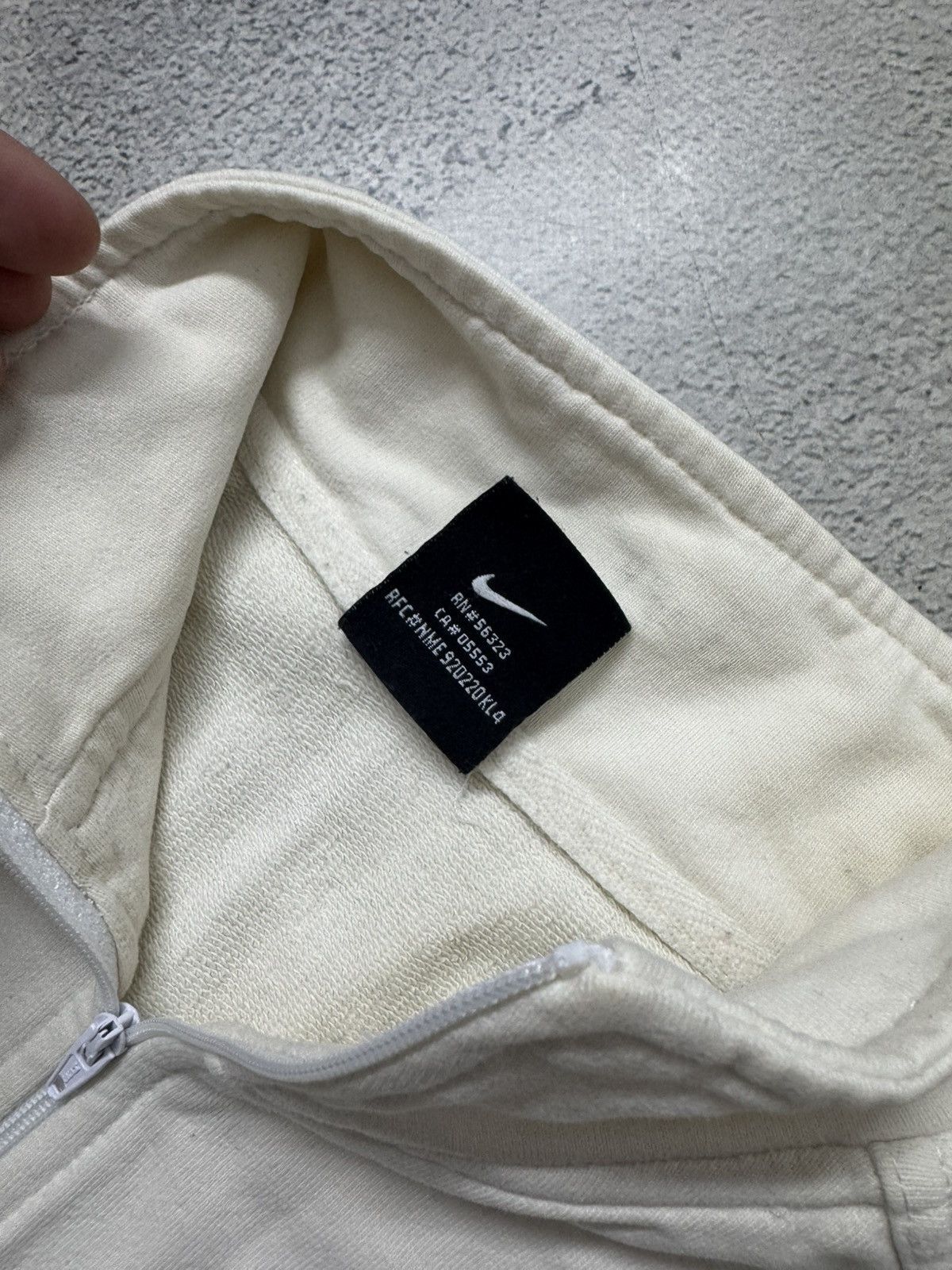 Nike Vintage Nike 1/4 Zip Sweatshirt White 00’s Size M / US 6-8 / IT 42-44 - 13 Thumbnail