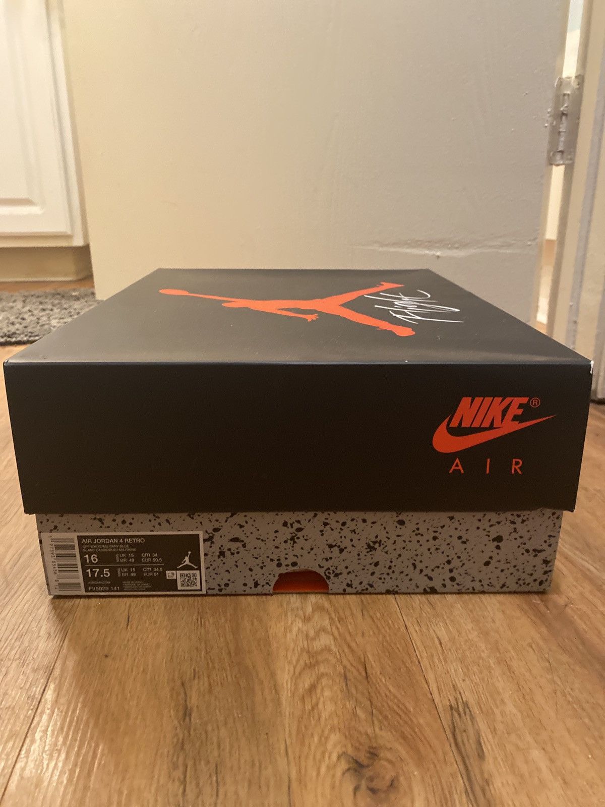 Jordan Brand × Nike Jordan 4 Military Blue Sz. 16US Brand New w/Box Size US 15 / EU 48 - 5 Thumbnail