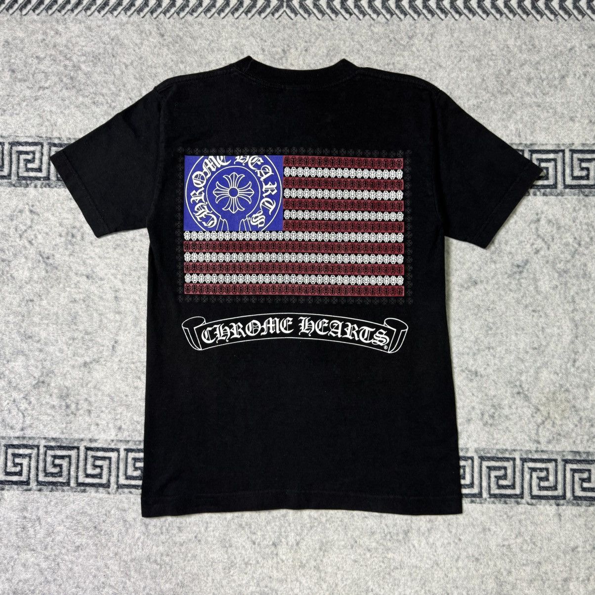 Chrome Hearts 2010s AMFLAG AMERICAN FLAG SCROLL CHROME Size US S / EU 44-46 / 1 - 1 Thumbnail