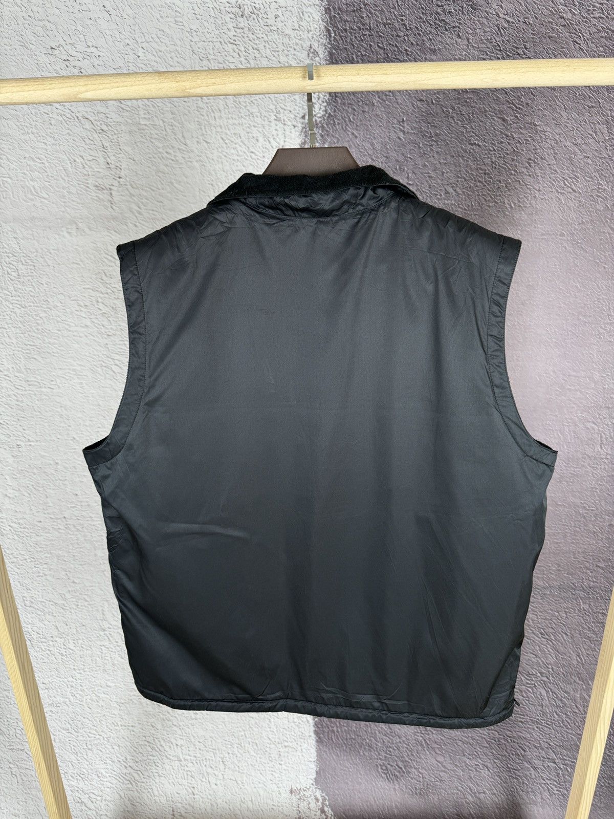 Japanese Brand Clandlake Japana black reversible nylon fleece vest Size US XL / EU 56 / 4 - 12 Thumbnail
