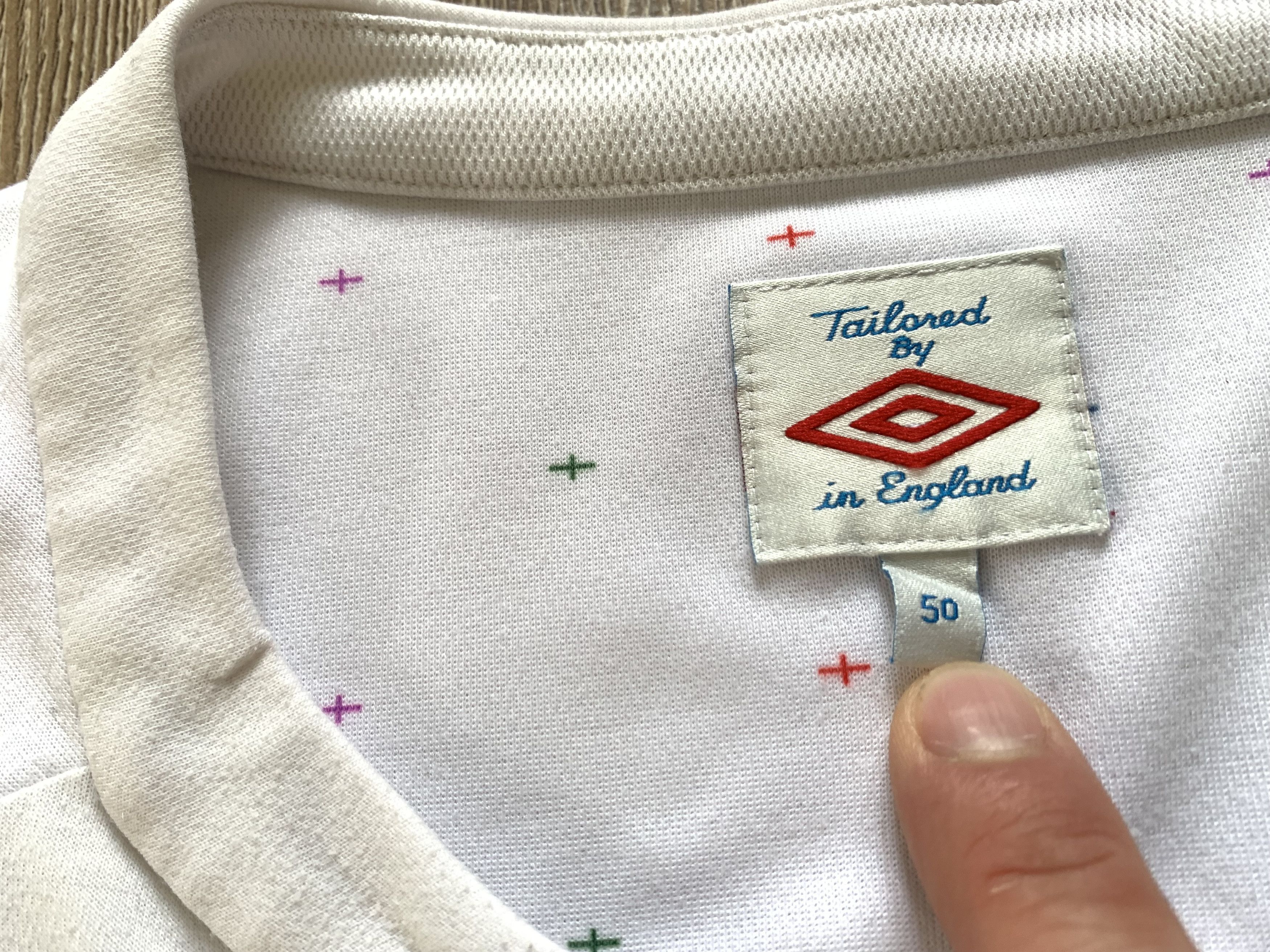 Umbro Umbro England White Training Soccer T Shirt Jersey Size US L / EU 52-54 / 3 - 5 Thumbnail