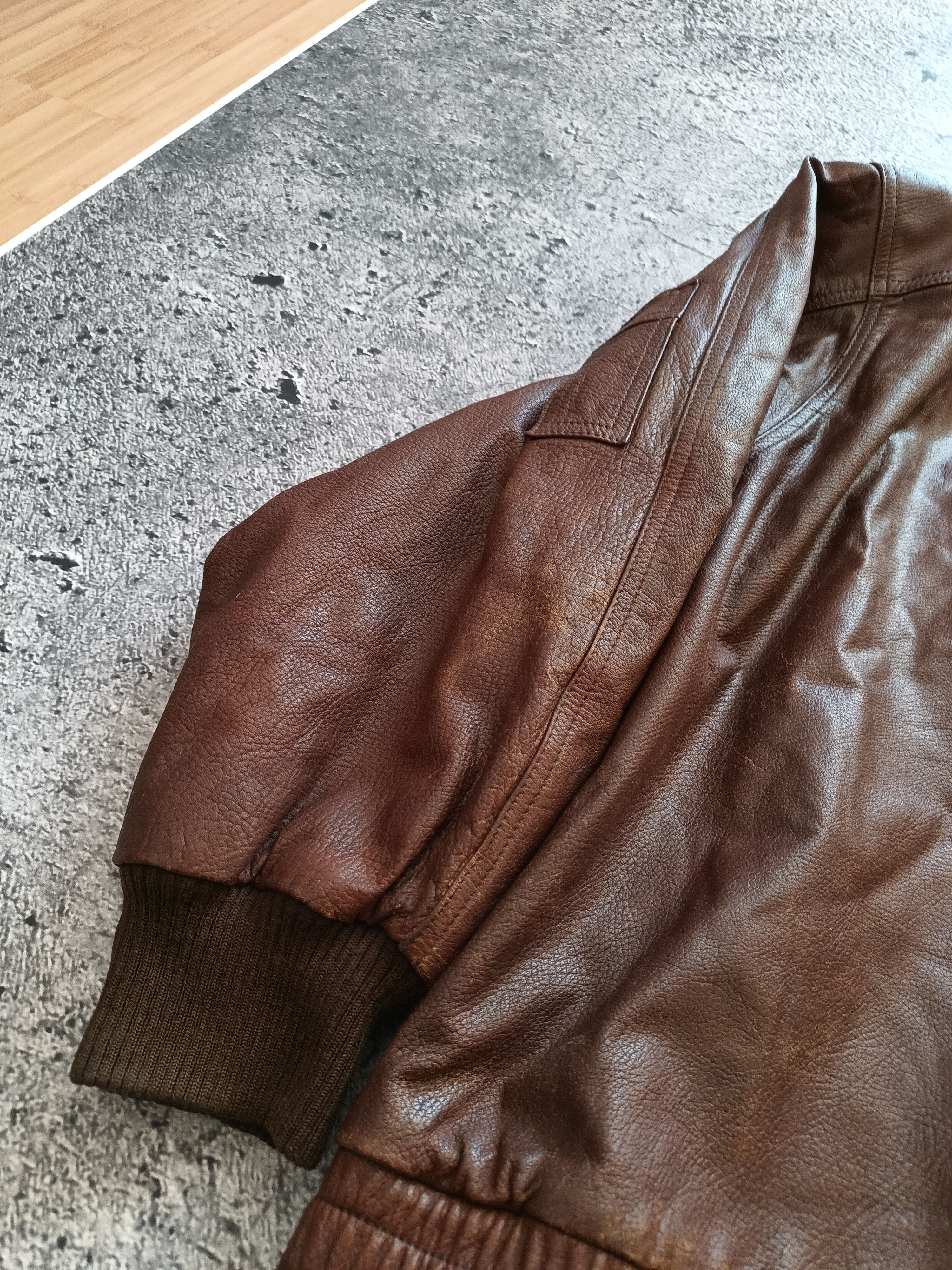 Vintage Vintage 90s Leather Motorcycle Jacket Premium Leather Size US M / EU 48-50 / 2 - 2 Thumbnail