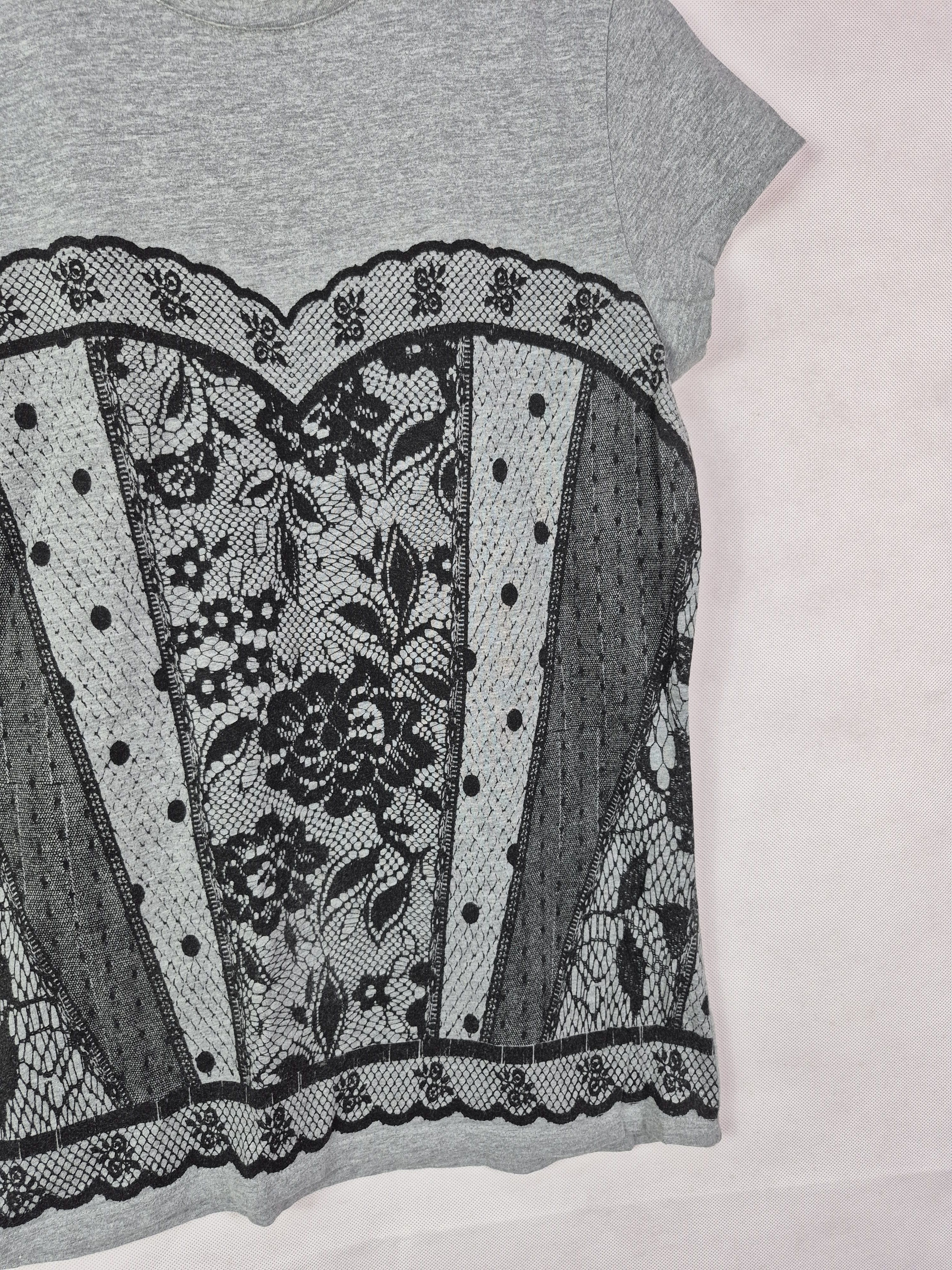 Other 🔥 Dorothy Perkins Black Laces Corset Tops Tee Size L / US 10 / IT 46 - 3 Thumbnail