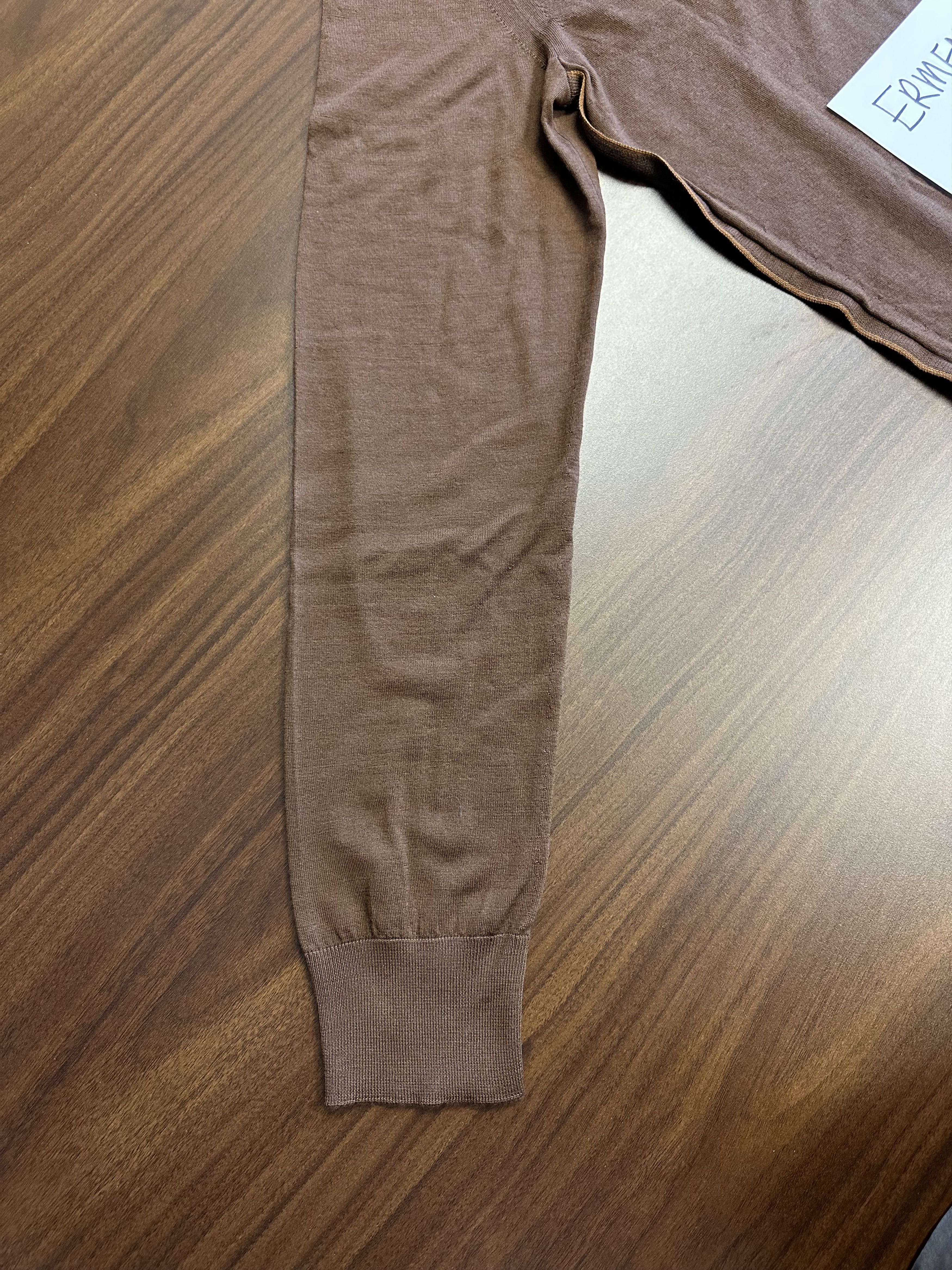Ermenegildo Zegna Zegna Couture Brown Wool Roll Neck Jumper Size US S / EU 44-46 / 1 - 15 Thumbnail