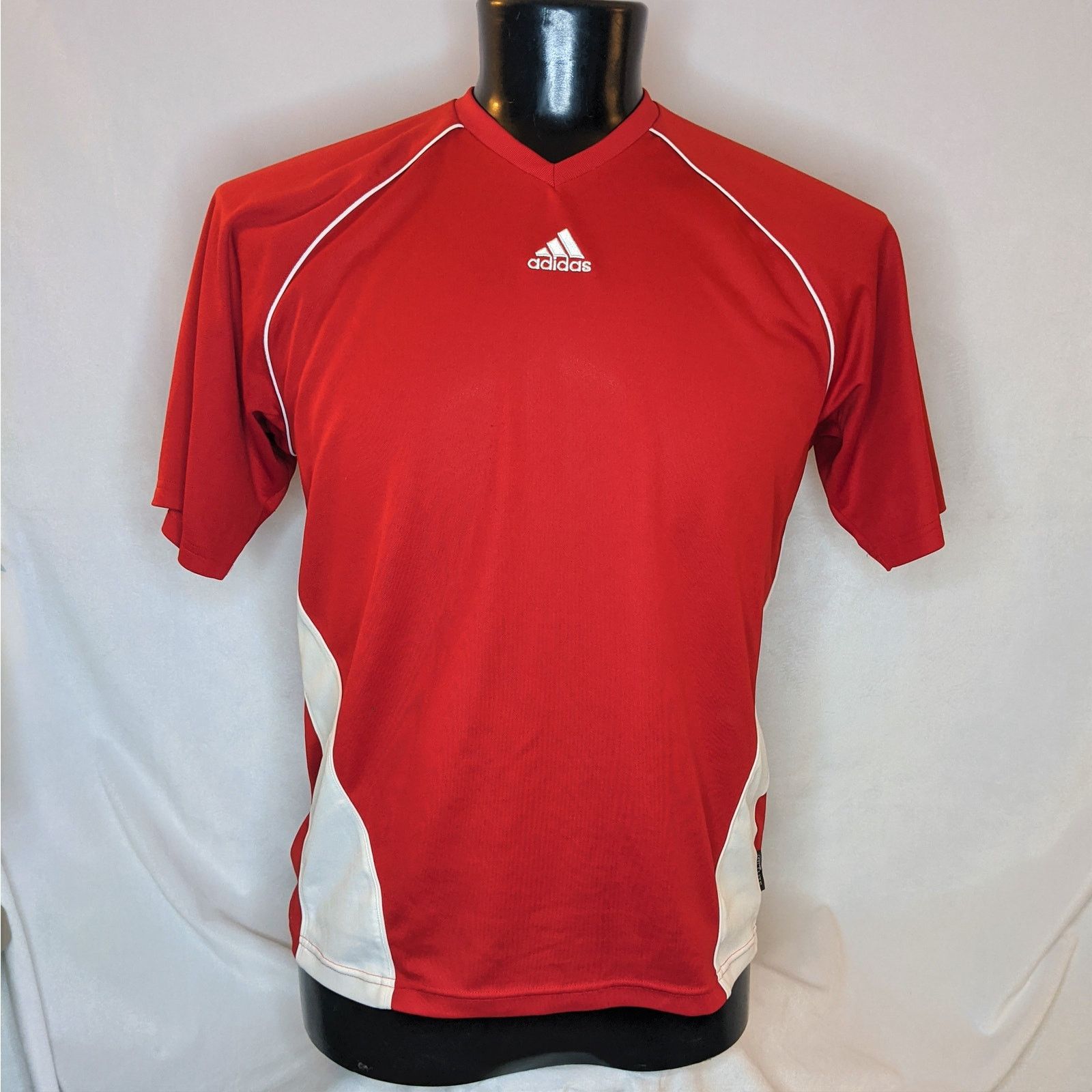 Adidas Adidas Men's Soccer Jersey Athletic Shirt Red Medium Size US M / EU 48-50 / 2 - 1 Thumbnail