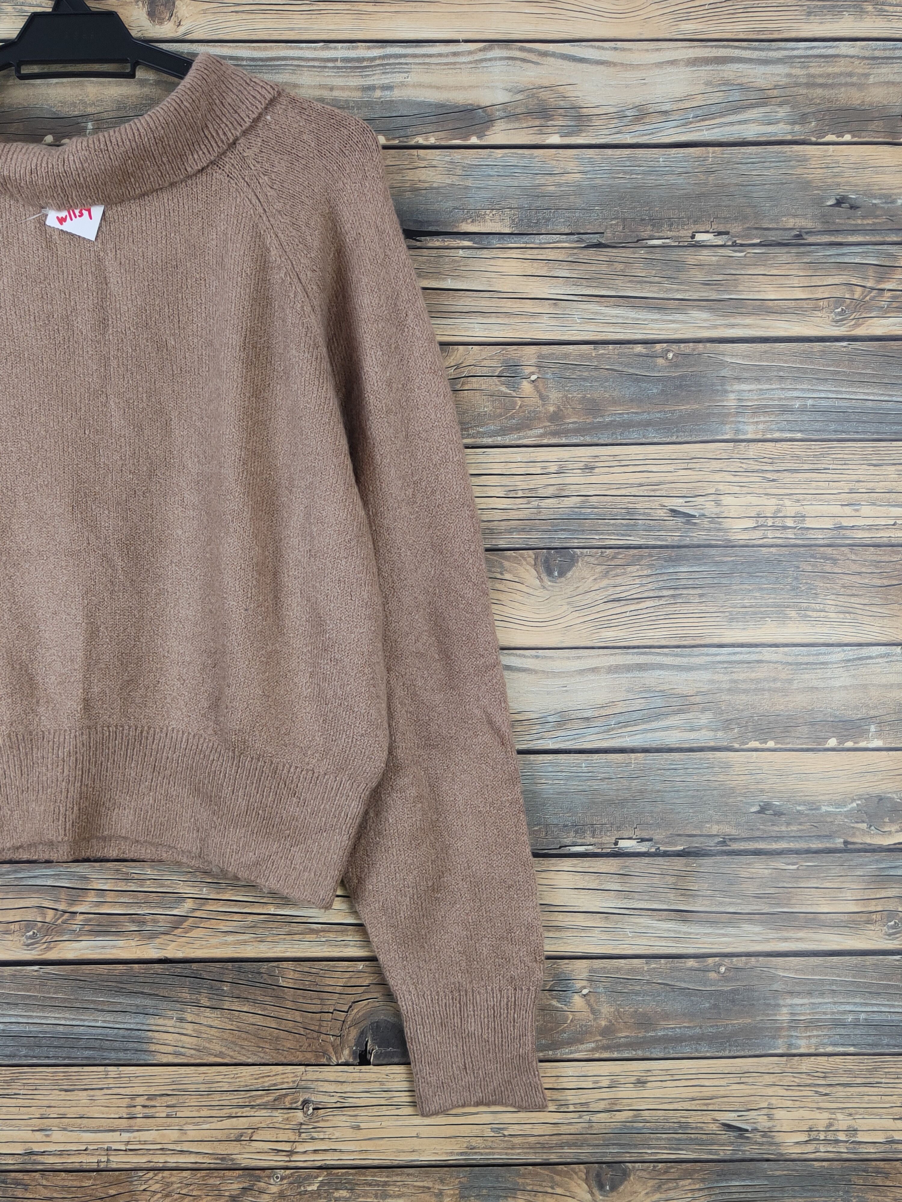 Homespun Knitwear × Japanese Brand × Vintage Earth Music & Ecology Brown Knitwear Crop Tops #W1139 Size M / US 6-8 / IT 42-44 - 5 Thumbnail