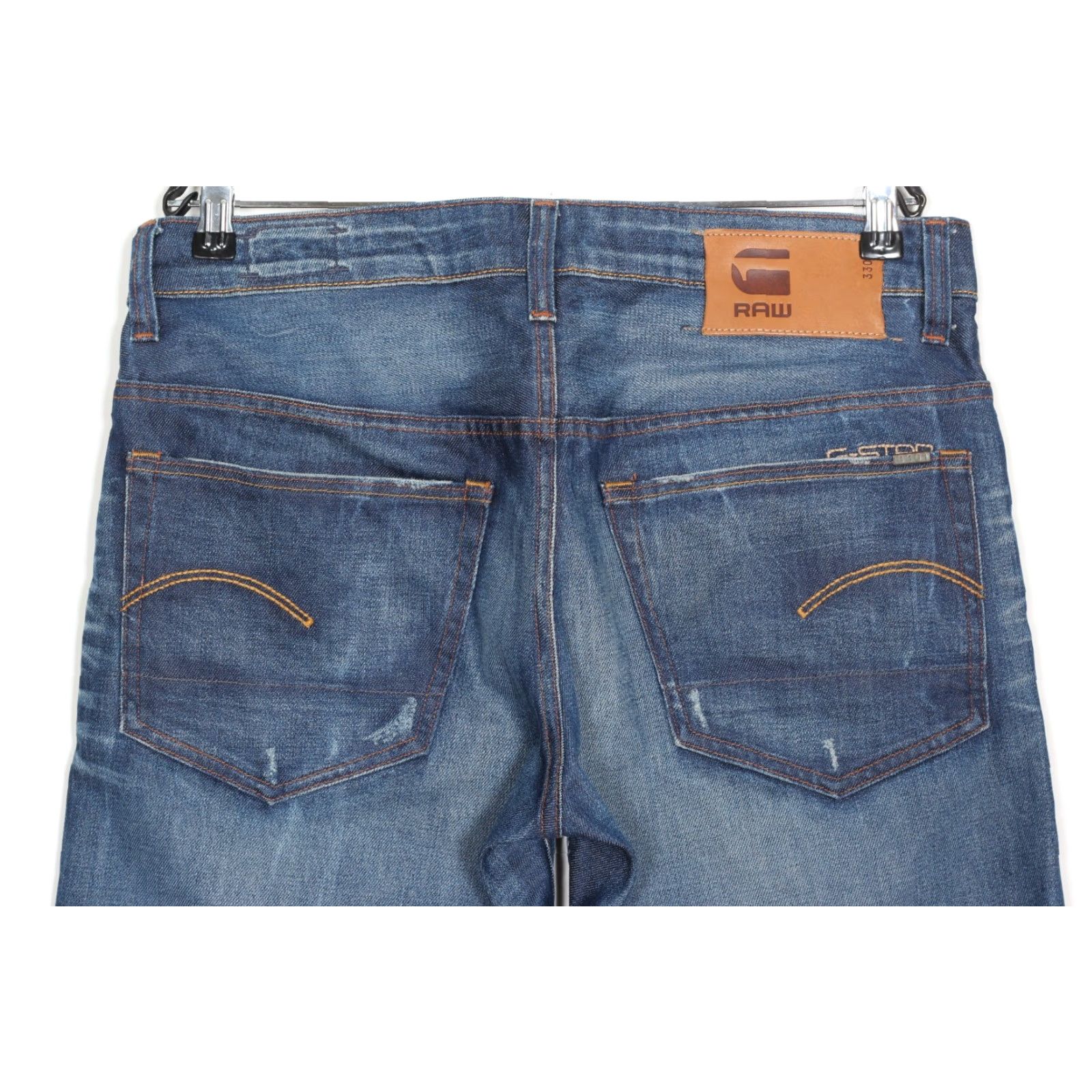 G-Star G-Star 3301 LOW TAPERED Jeans Men 32 Regular Blue 5-Pocket Denim DZ7767 Size US 32 / EU 48 - 3 Thumbnail