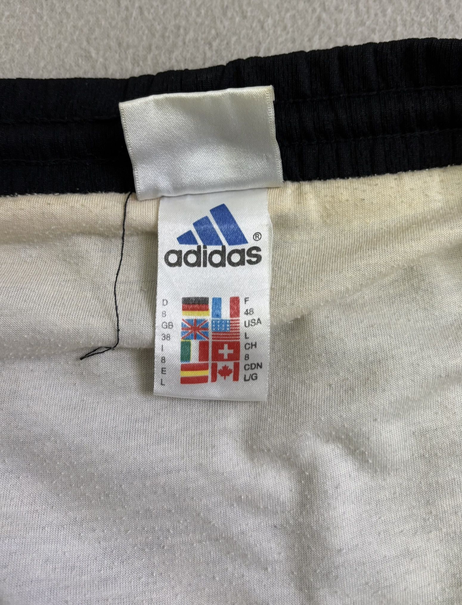 Adidas Germany 1998 Adidas Football Shorts Size XL Size US 39 - 19 Thumbnail