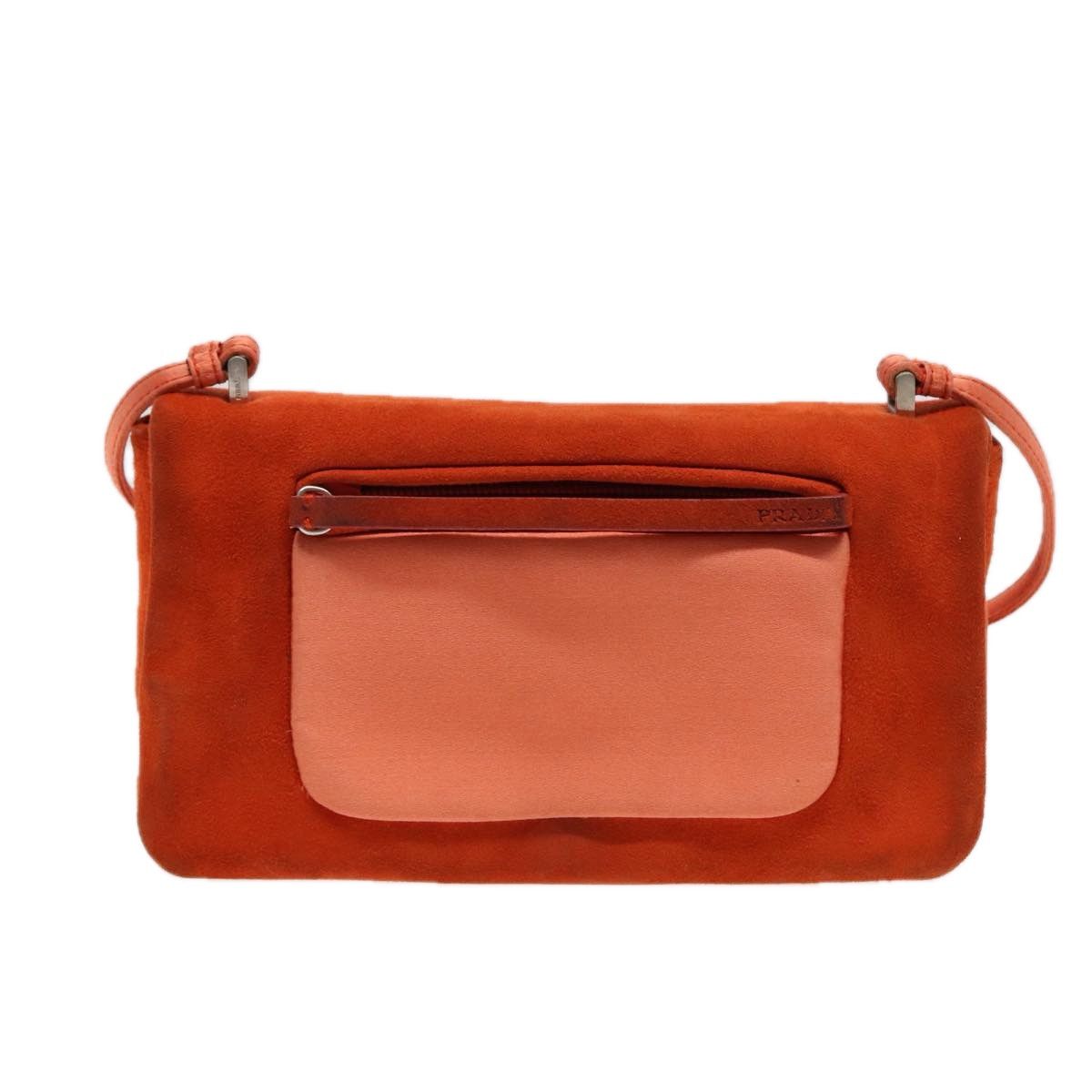 Orange Suede Shoulder Bag (Pre-Owned)