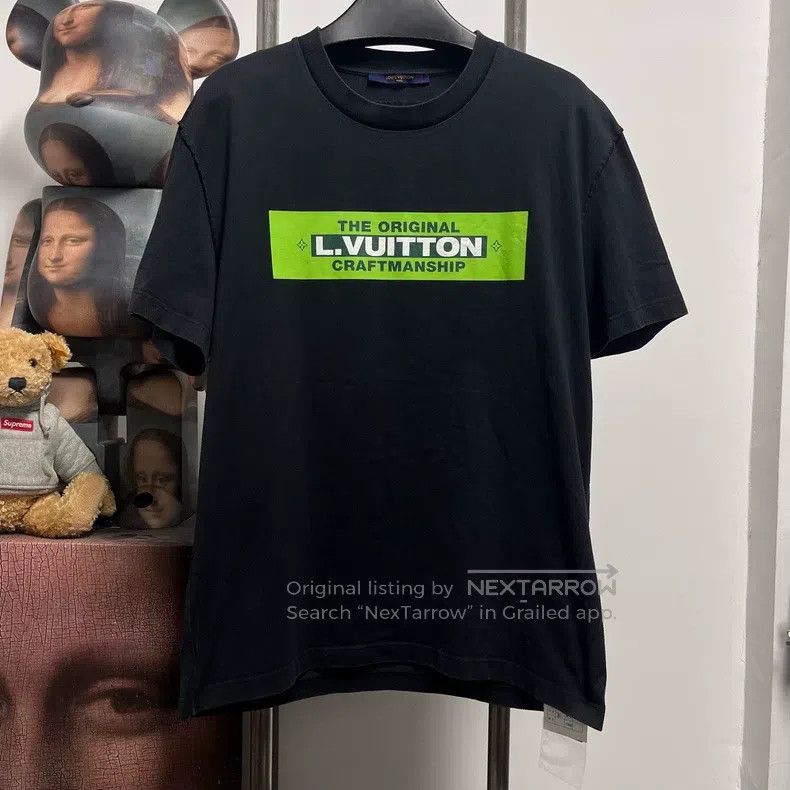 Louis Vuitton Louis Vuitton Green Arrow Short Sleeve Size US L / EU 52-54 / 3 - 1 Thumbnail