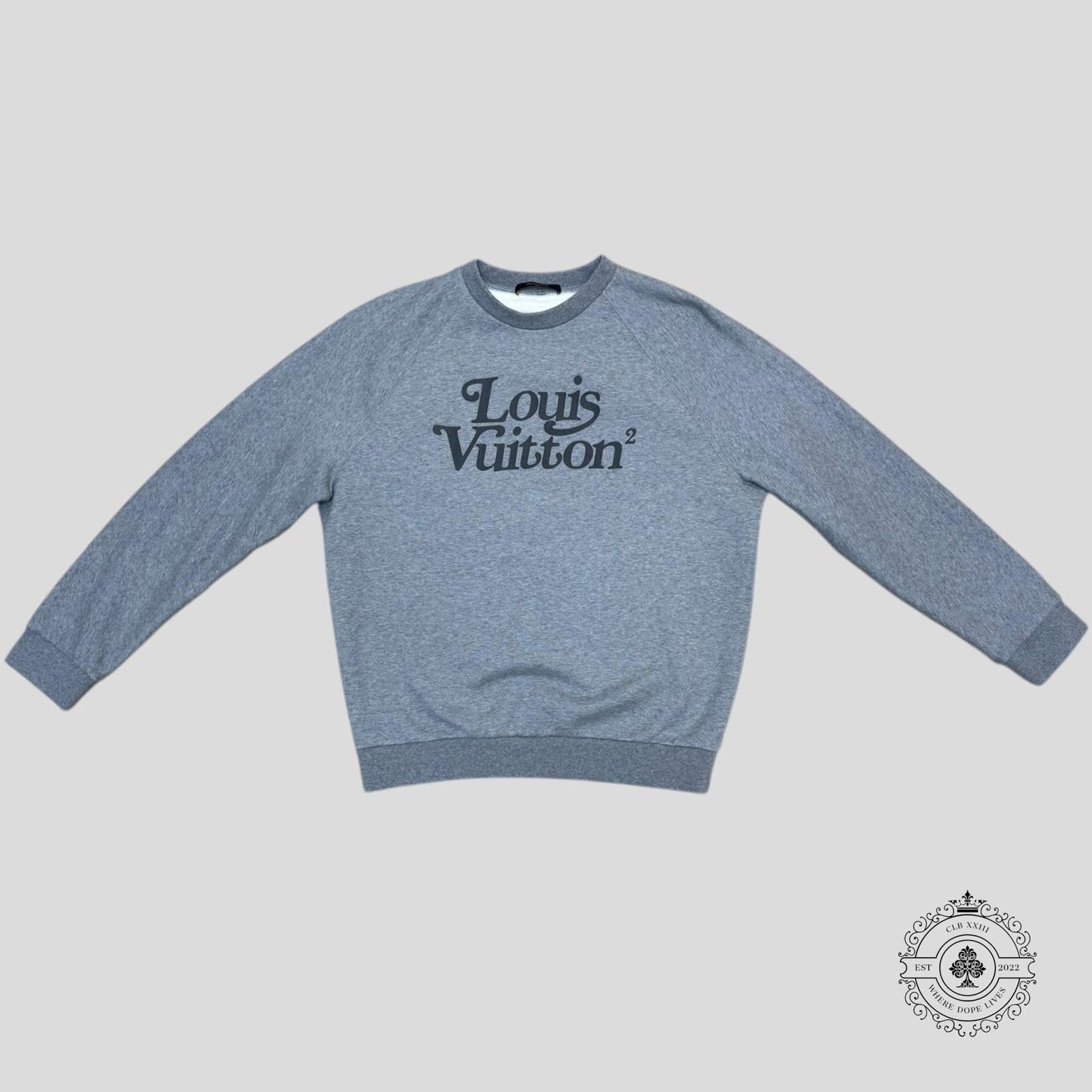 Louis Vuitton Louis Vuitton Nigo Squared LV Crewneck in Grey Size US XL / EU 56 / 4 - 1 Thumbnail