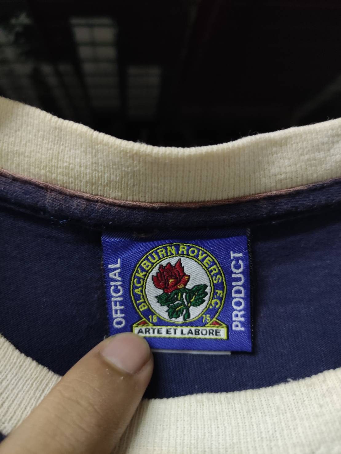 Vintage Vtg 90's "S.A.S."49Goals Blackburn Rovers Champ 1995 T-Shirt Size US L / EU 52-54 / 3 - 8 Thumbnail