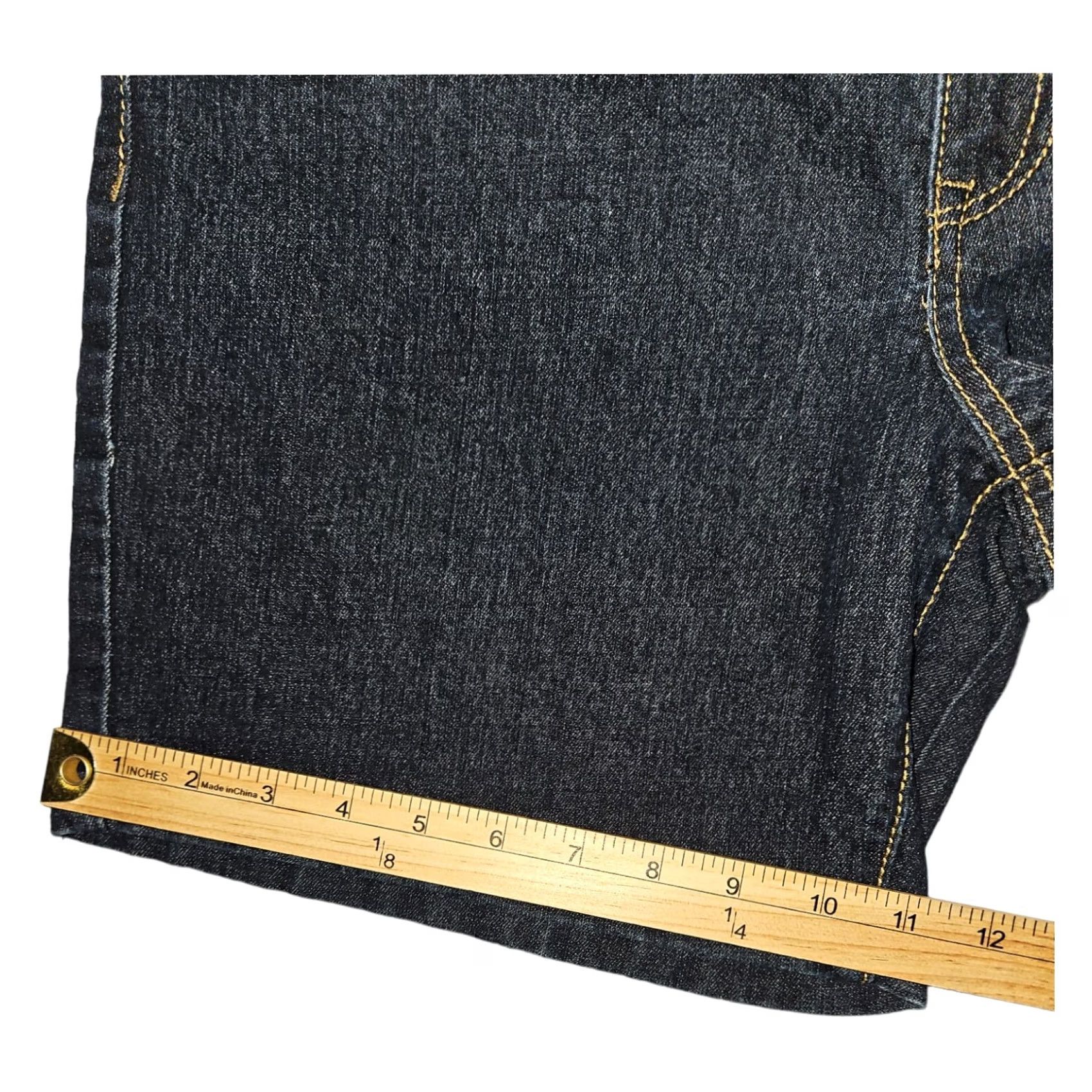 Southpole VINTAGE: Southpole Jeans Shorts Women's 15 Blue Denim Hipster Hip Hop Rivets Zippers Size 36" / US 14 / IT 50 - 6 Thumbnail