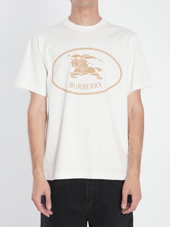 Burberry BURBERRY Men T-Shirts 8110112 WHITE Size US L / EU 52-54 / 3 - 1 Thumbnail