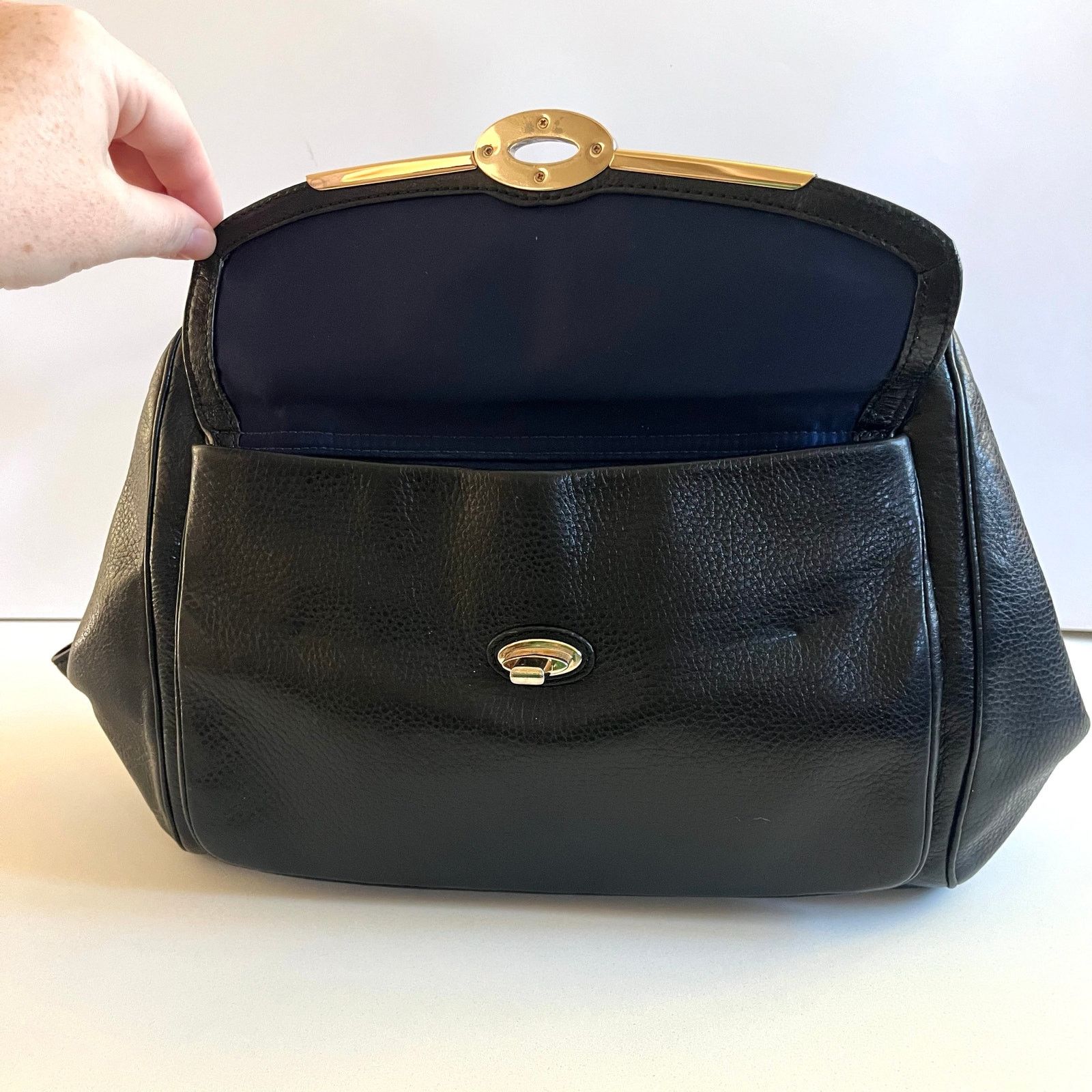 Coach COACH Madison Black Soft Leather, Madeline East West Satchel Size ONE SIZE - 10 Thumbnail