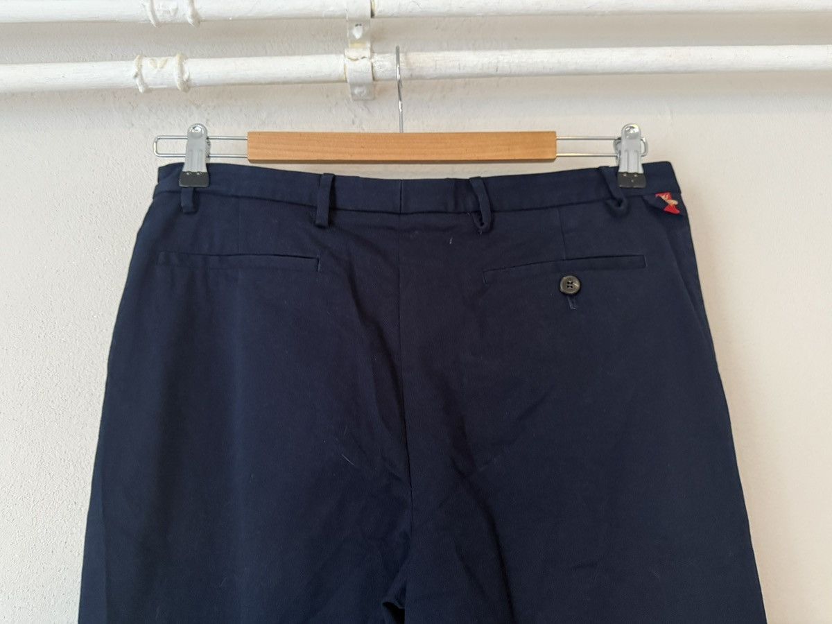 Gucci Navy Cotton-Stretch Trousers with Bee Patch Size US 30 / EU 46 - 6 Thumbnail