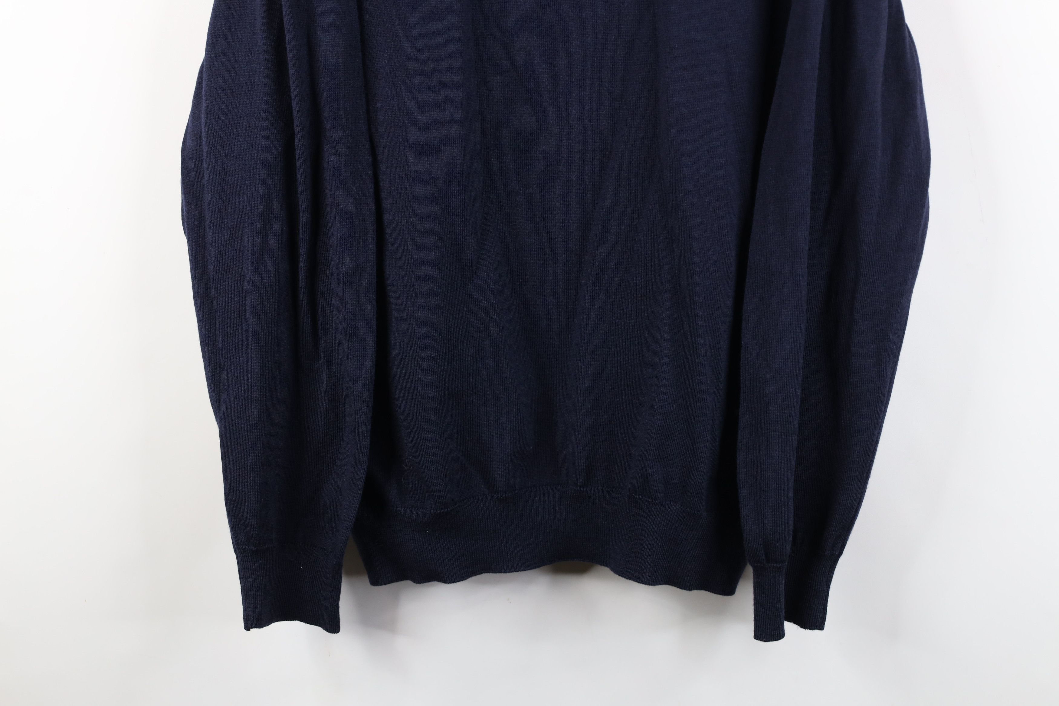 Brooks Brothers Vintage Brooks Brothers Blank Merino Wool Knit Polo Sweater Size US XL / EU 56 / 4 - 3 Thumbnail