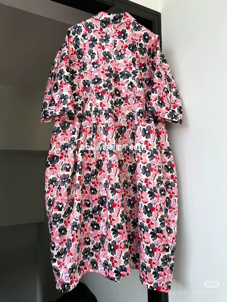 Comme des Garcons Comme Des Garcons Cherry blossom pink lantern Cape jacket Size S / US 4 / IT 40 - 2 Thumbnail