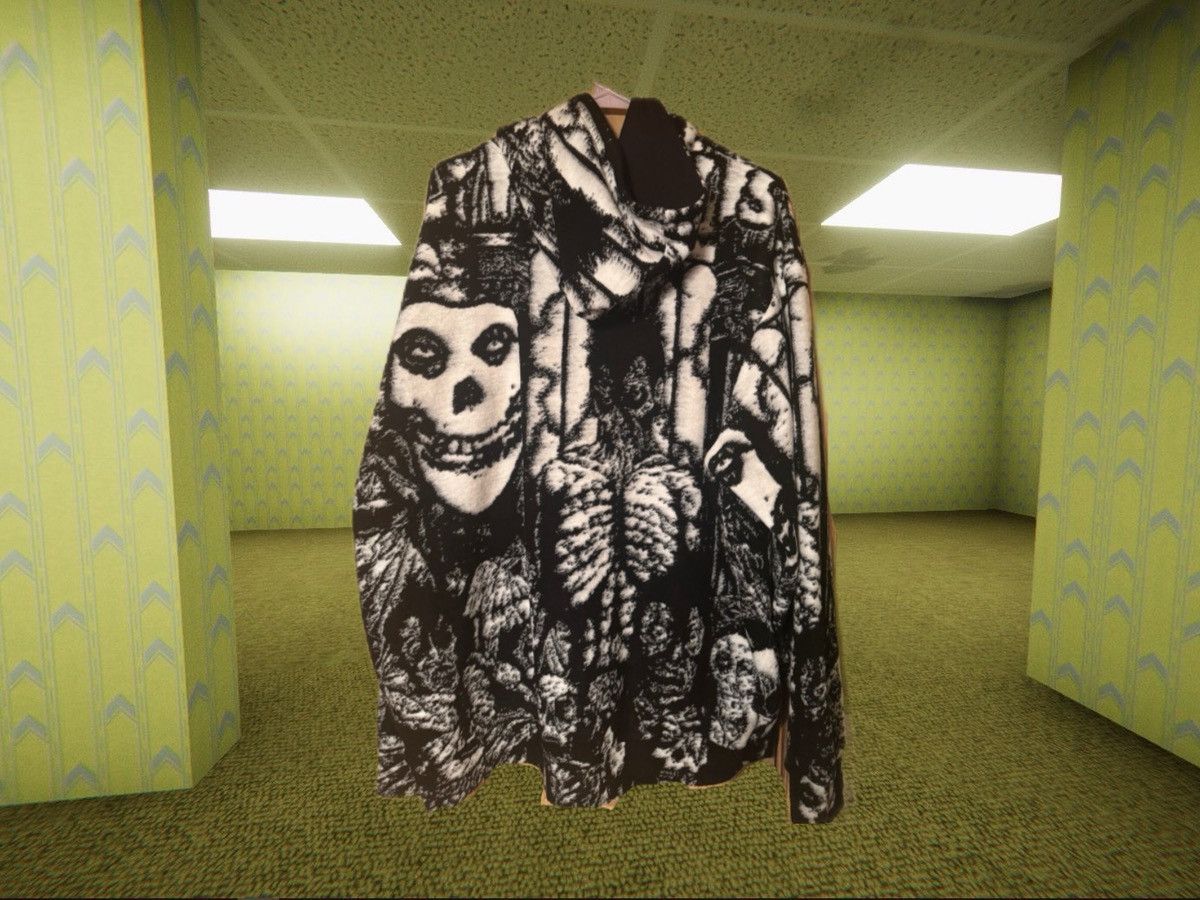 Misfits × Supreme SUPREME MISFITS BLACK/WHITE HOODIE Size US XL / EU 56 / 4 - 2 Thumbnail