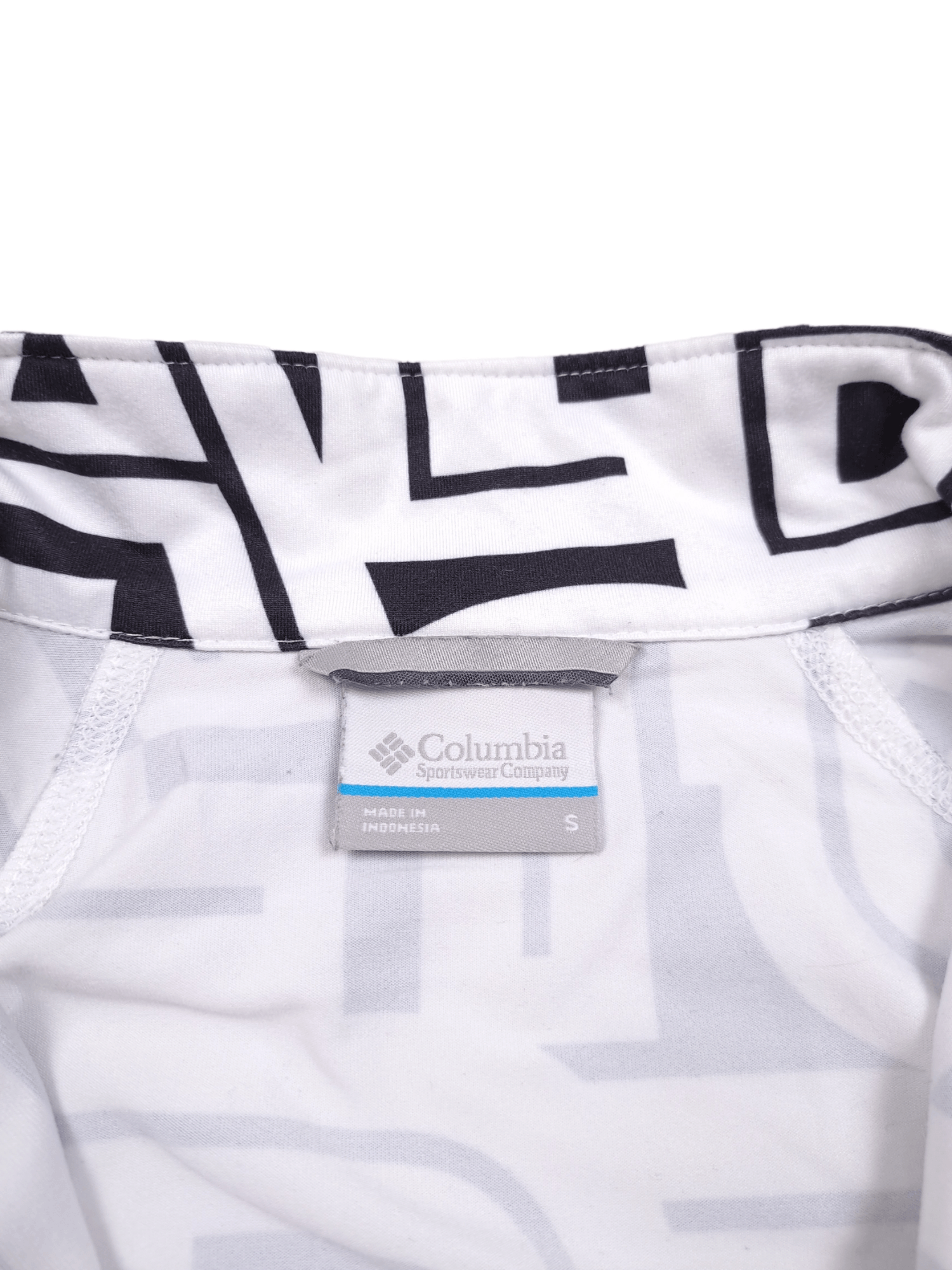 Columbia × Vintage 💎 Columbia Omni-Wick Monogram Pattern Zip Sweatshirt Size US S / EU 44-46 / 1 - 7 Thumbnail