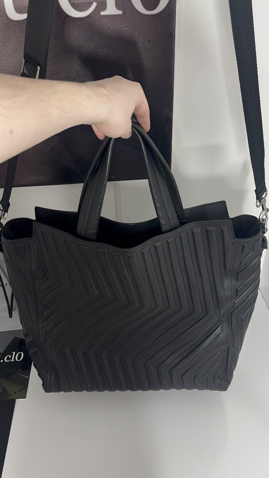 Balenciaga ✅Balenciaga Car East leather bag 2 way Size ONE SIZE - 6 Thumbnail