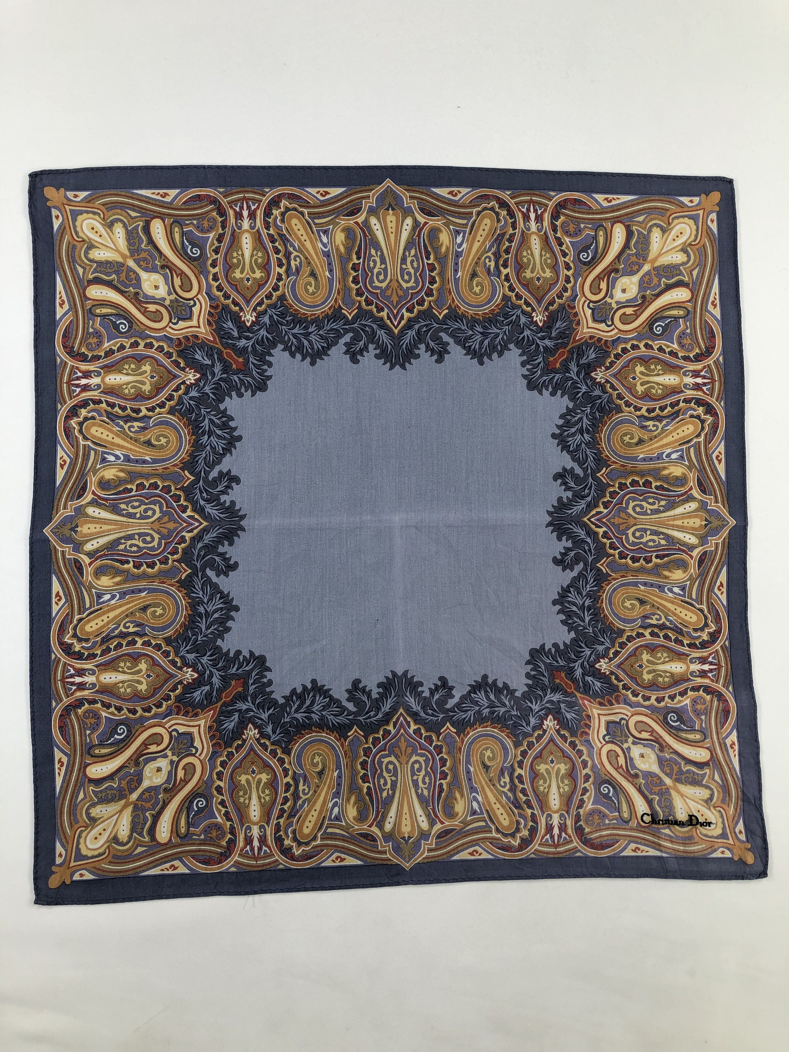 Vintage Christian Dior Handkerchief / Bandana / Babushka Size ONE SIZE - 2 Thumbnail