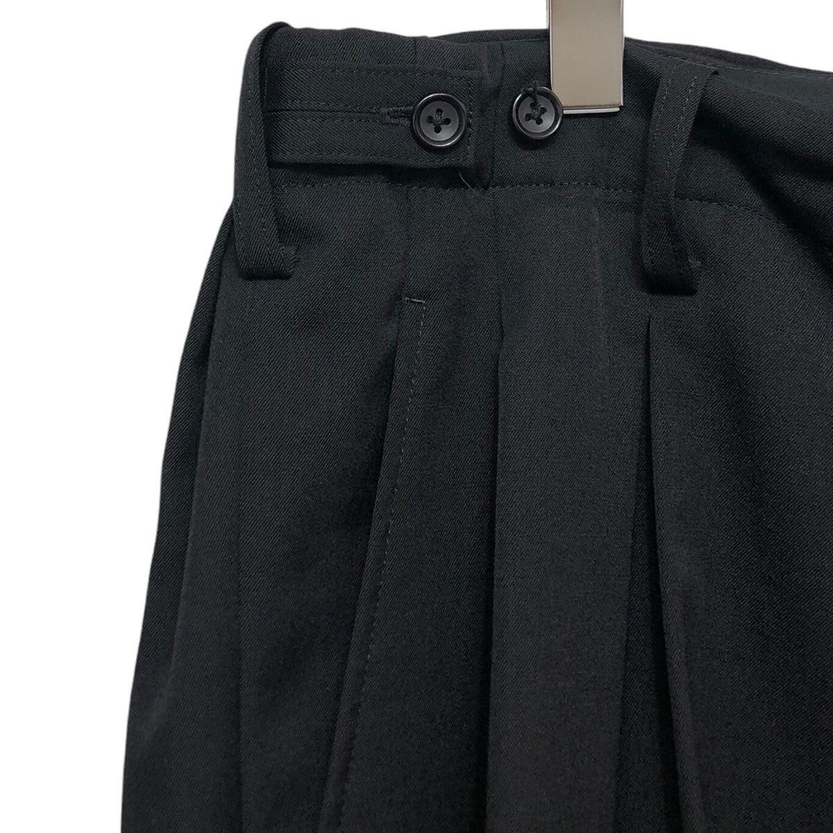 Yohji Yamamoto Yohji Yamamoto 23AW Army Gabazinte Bad Tail Pants HJ-P36-100 Size US 35 - 4 Thumbnail