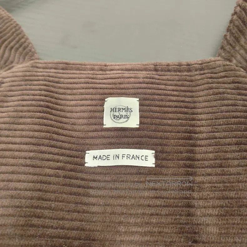 Hermes Hermes Brown and Coffee Velvet Fleece Overalls Skirt Size XS / US 0-2 / IT 36-38 - 3 Thumbnail