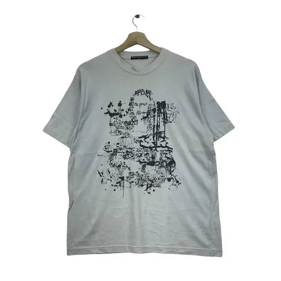 Vtg MONALISA PAINTING 500th Anniversary Punk Band Tee Shirt