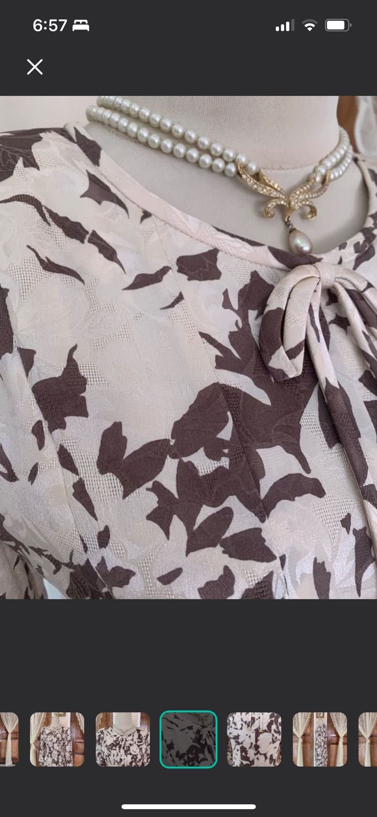 Pierre Balmain Pierre Balmain Vintage Silk Dress Size M / US 6-8 / IT 42-44 - 4 Thumbnail