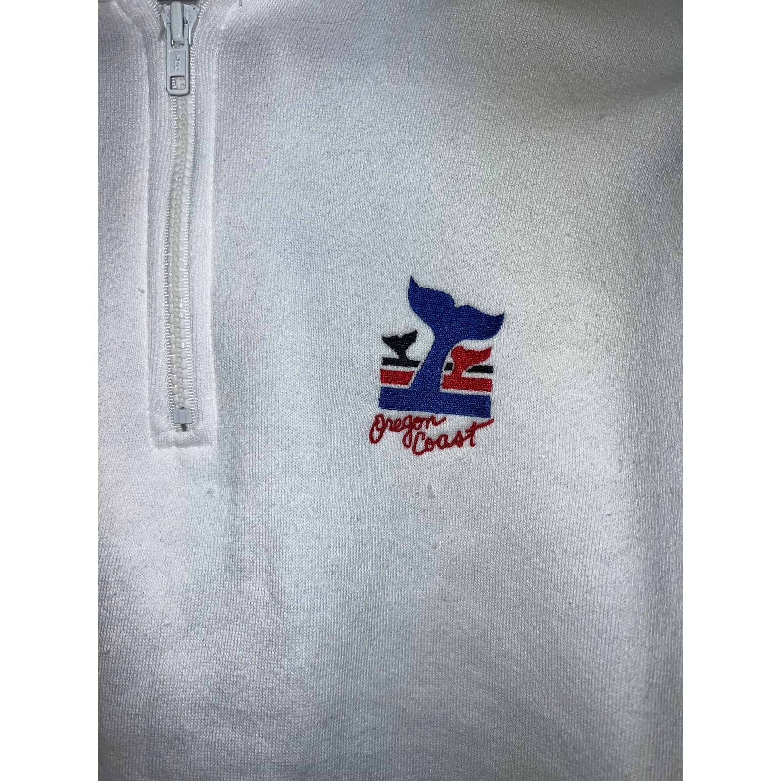 Jerzees Vintage Oregon Coast Sweatshirt Crewneck Whale 80s Stained M Size US M / EU 48-50 / 2 - 3 Thumbnail
