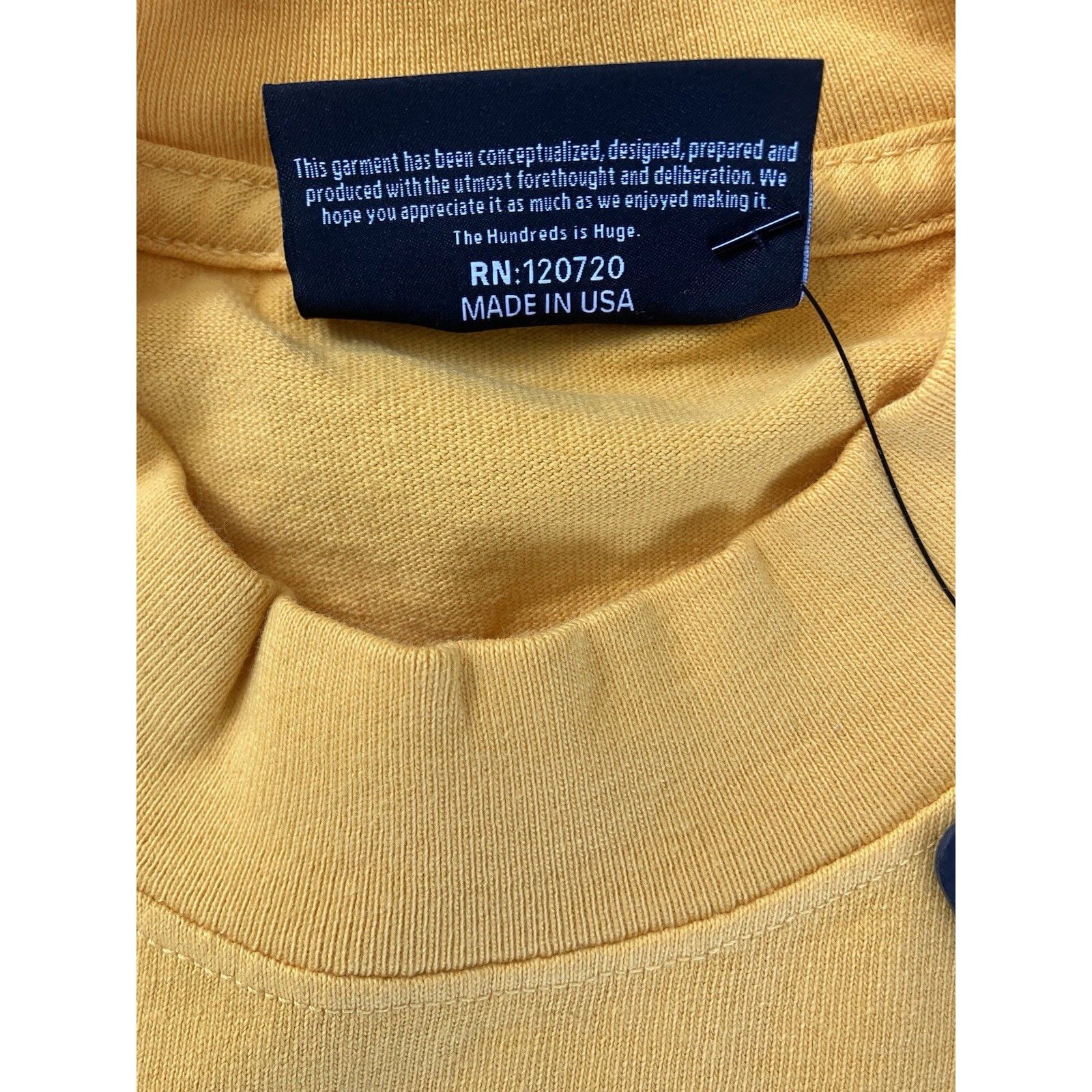 The Hundreds The Hundreds Adam Bomb Mock Neck Neon Splatter T-Shirt Yello Size US M / EU 48-50 / 2 - 7 Thumbnail