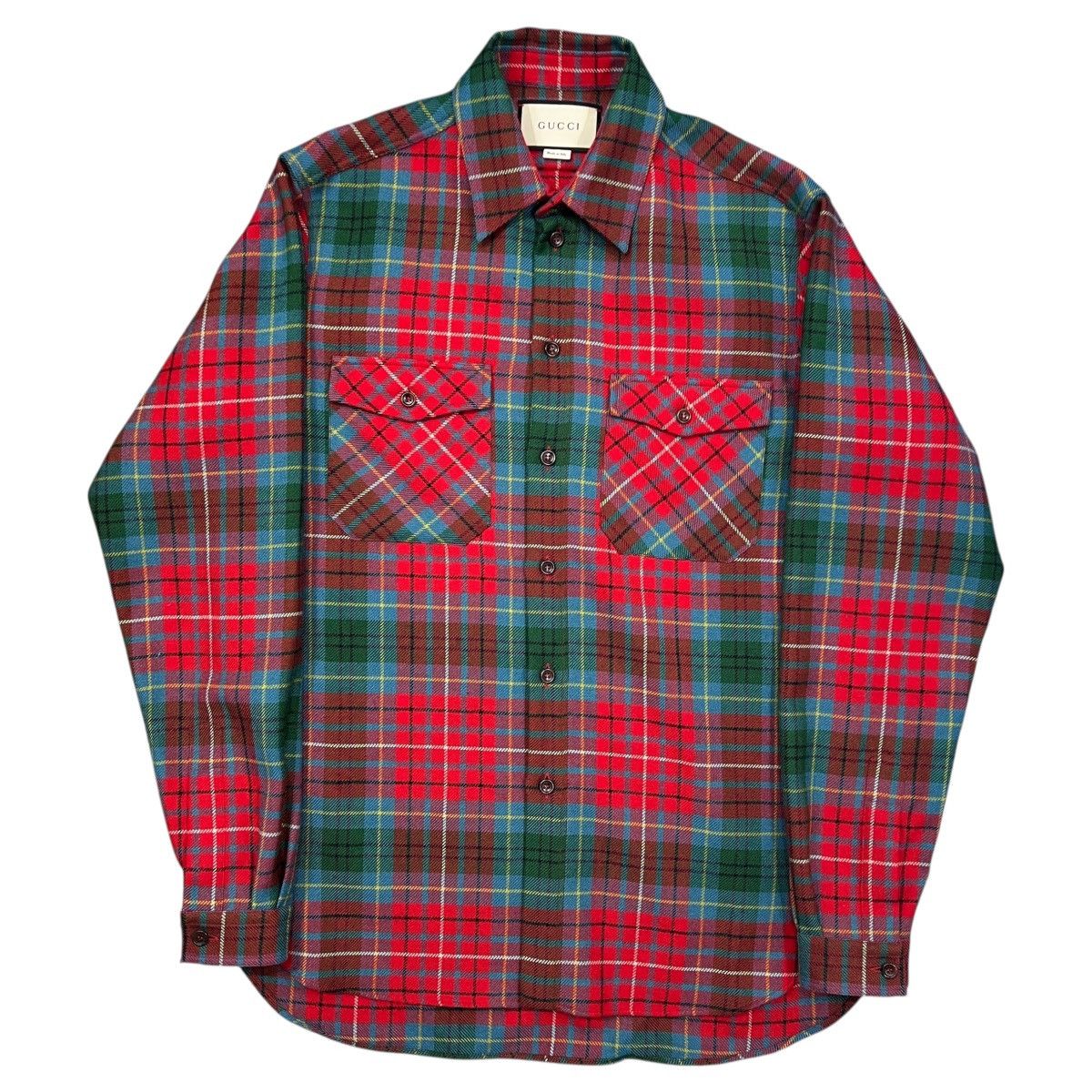 Gucci GUCCI 2018SS Cruise Alessandro Michele Check Shirts SAMPLE Size US M / EU 48-50 / 2 - 1 Thumbnail