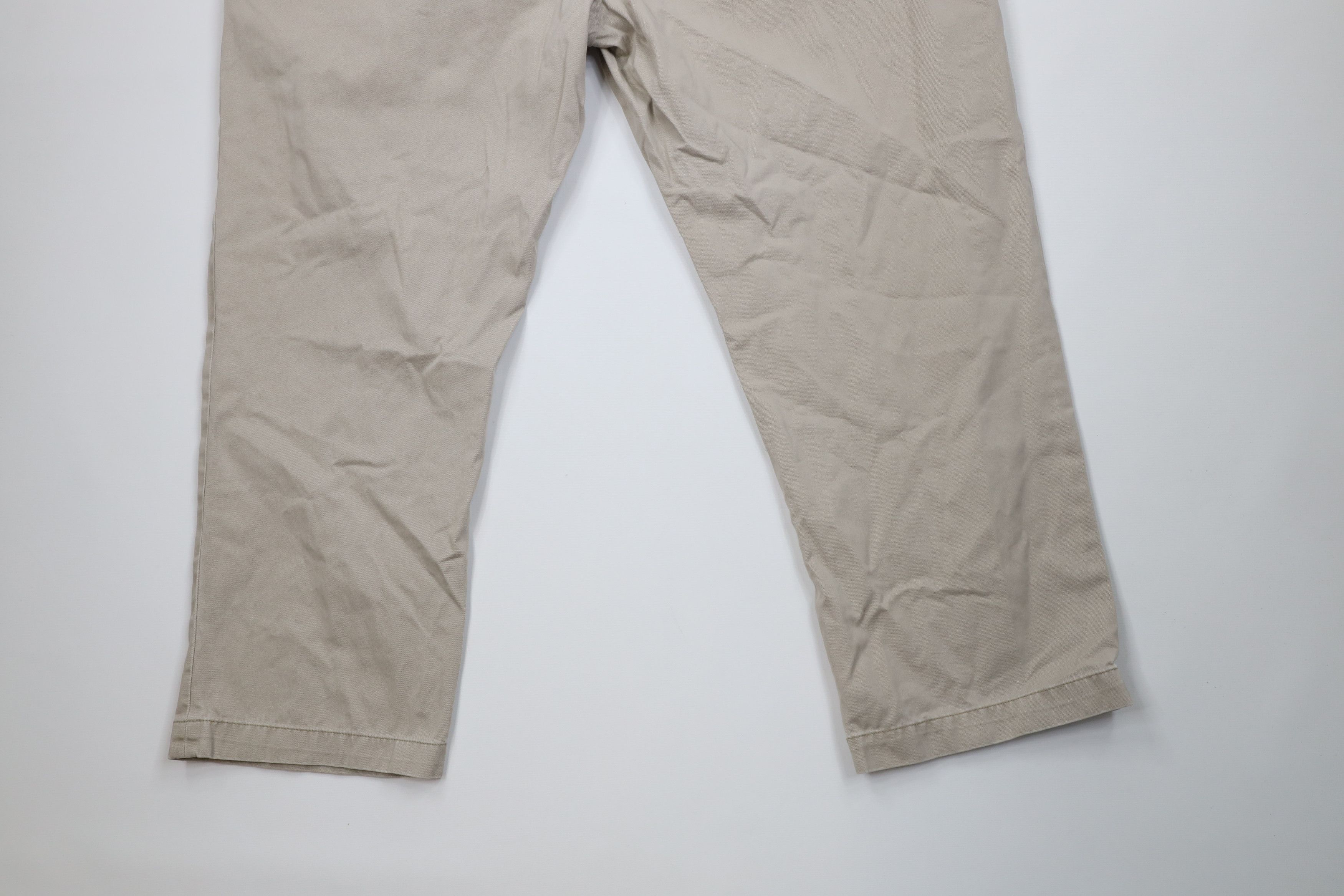 Ralph Lauren Vintage Ralph Lauren Pleated Wide Leg Chino Pants Beige Size US 44 / EU 60 - 13 Thumbnail