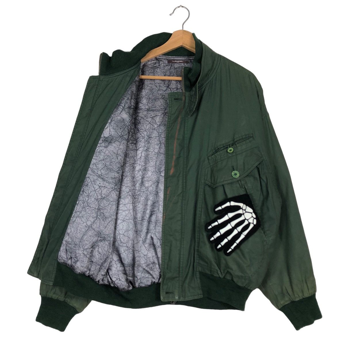 Japanese Brand 🔥Vintage Bomber Jacket Lancel Paris Size US L / EU 52-54 / 3 - 9 Thumbnail