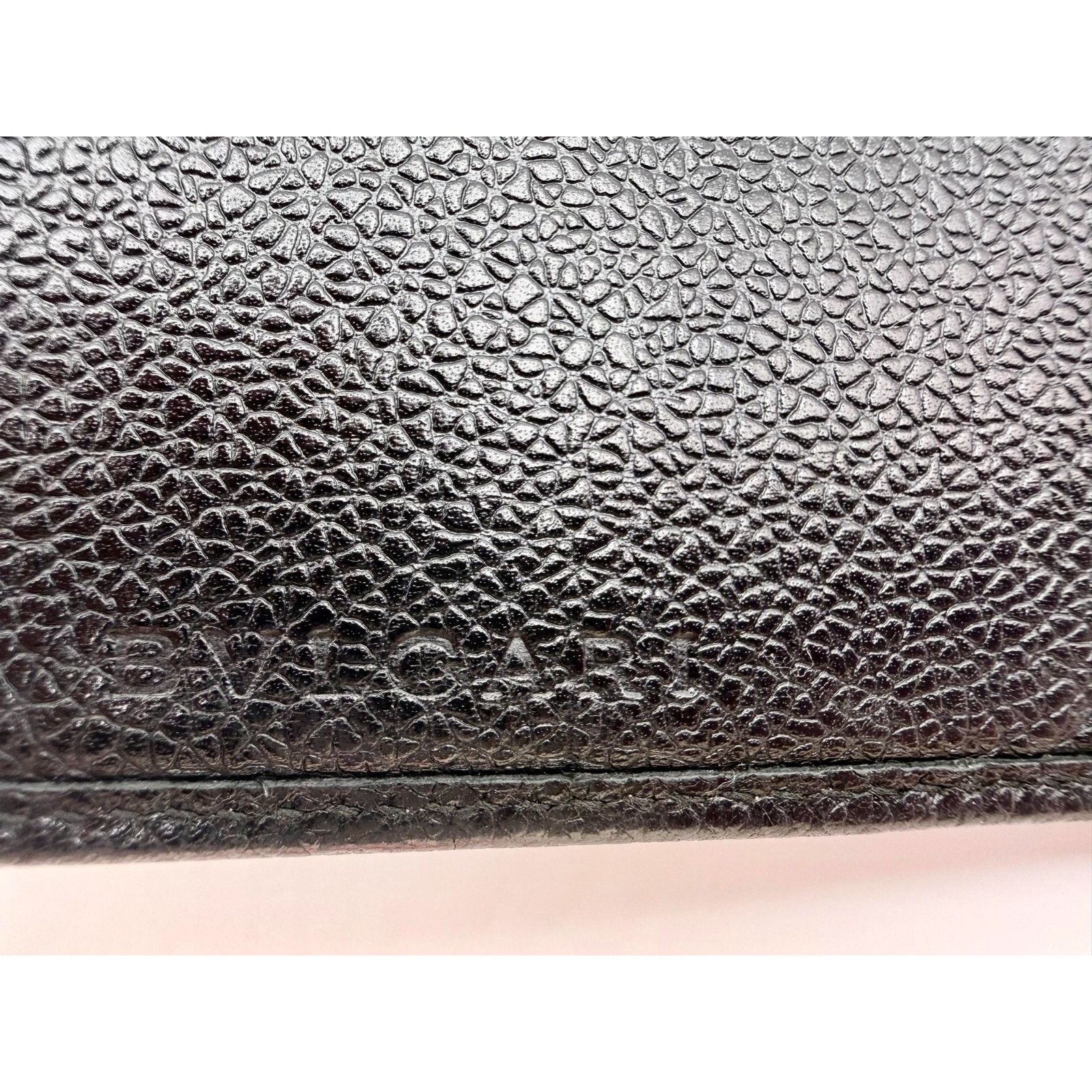 Bvlgari BVLGARI Black Leather Chain Wallet | Red Interior | Bulgari Size ONE SIZE - 11 Thumbnail