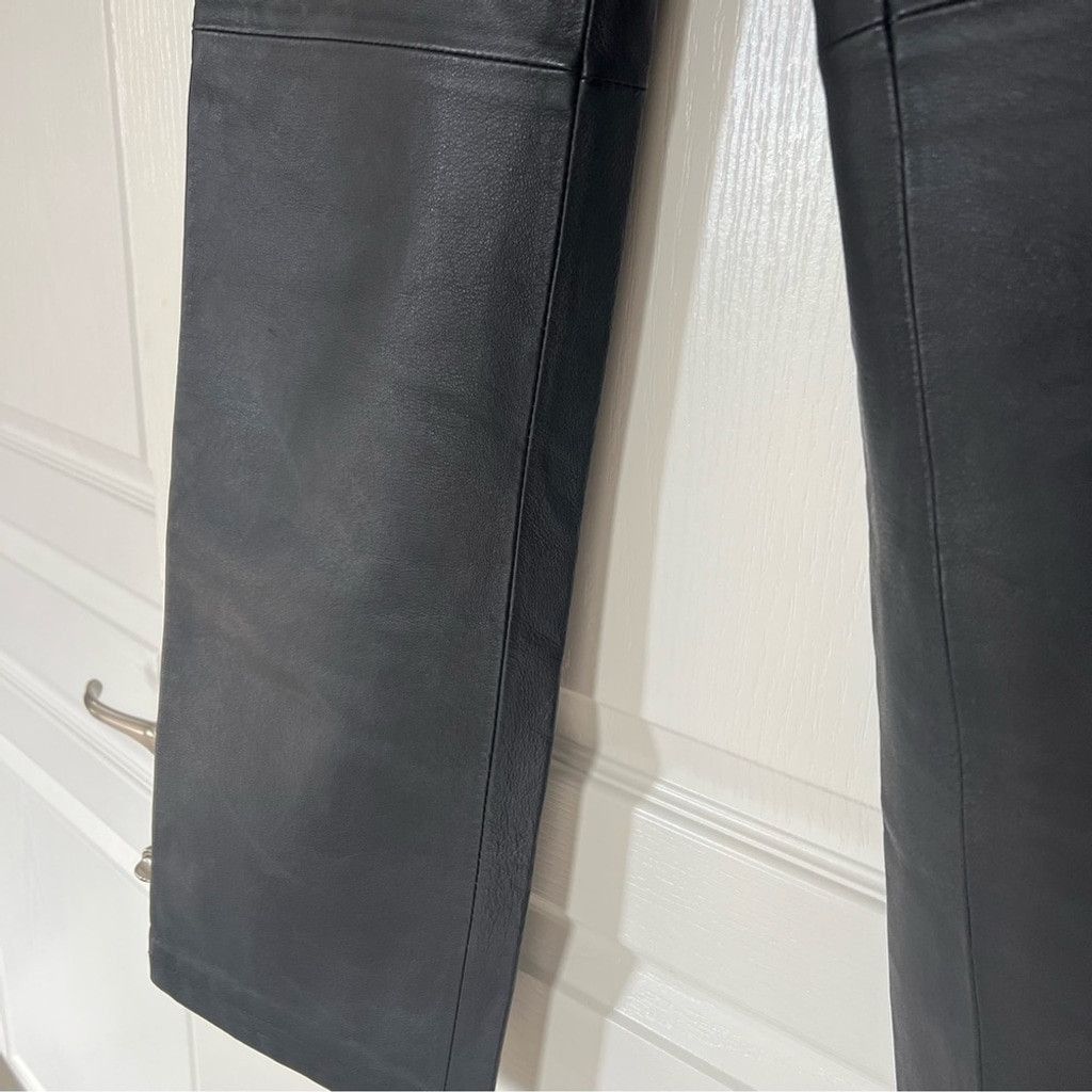 Danier Danier Leather pants genuine size 2, 28 inch straight leg Size 28" / US 6 / IT 42 - 5 Thumbnail