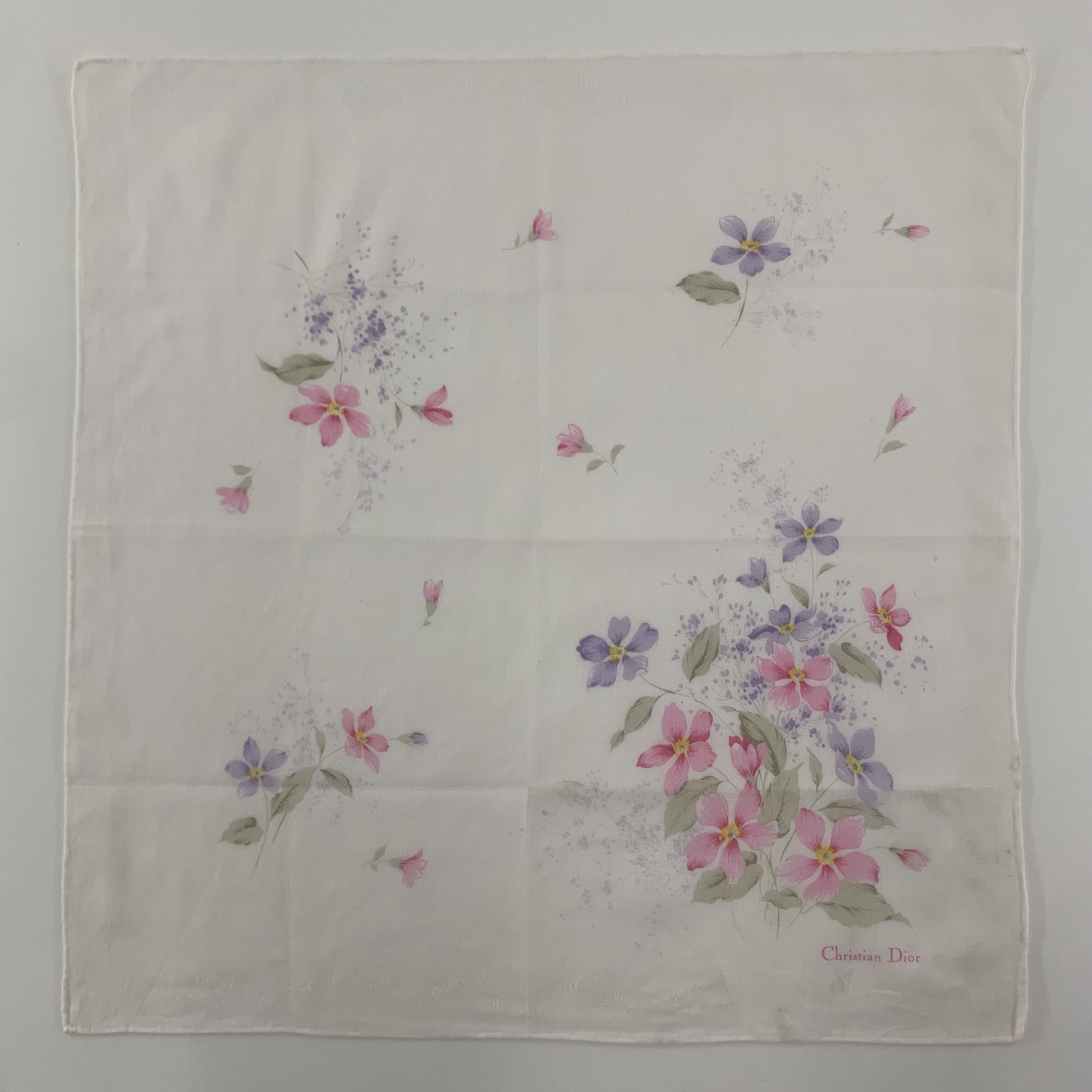 Christian Dior Monsieur Christian Dior Handkerchief Bandana Neckerchief TB3468 Size ONE SIZE - 2 Thumbnail