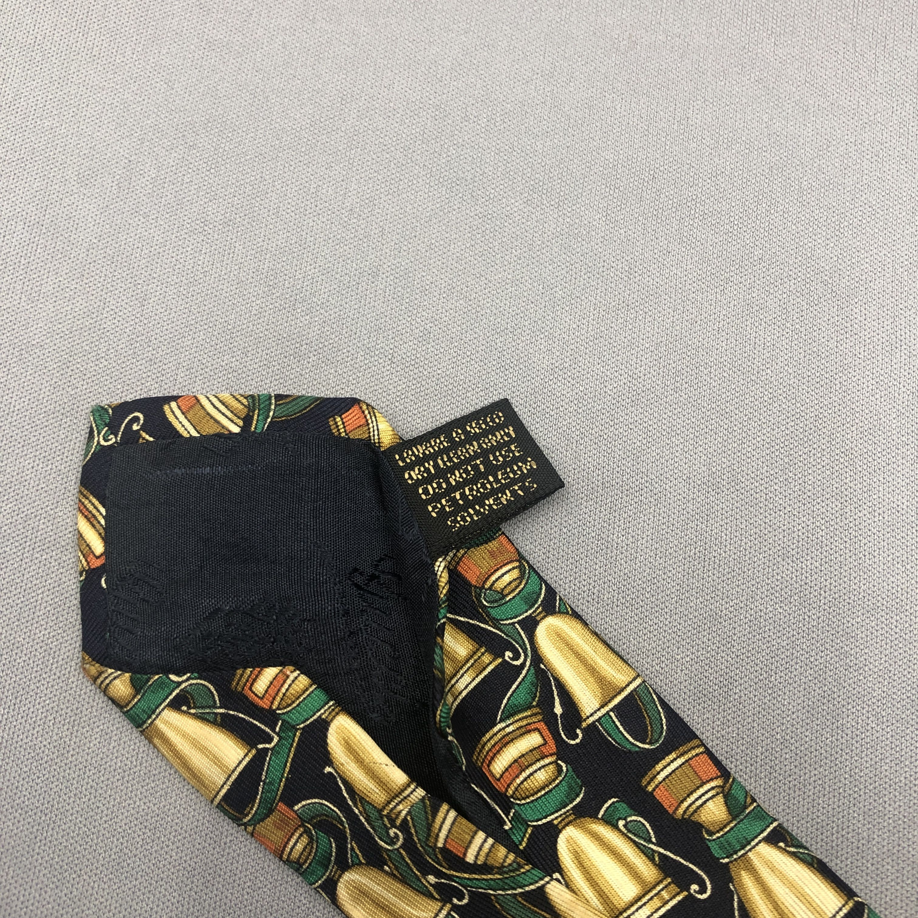 Gucci Vintage Gucci SILK Necktie Cravate Pure Silk Neck Tie Size ONE SIZE - 7 Thumbnail