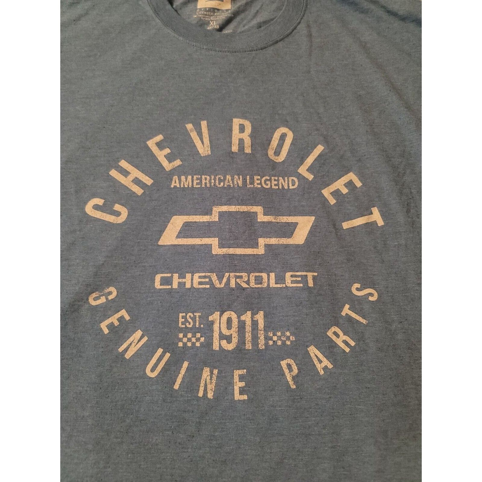 Other GM Official Logo XL Blue Short Sleeve T-Shirt Size US XL / EU 56 / 4 - 2 Thumbnail