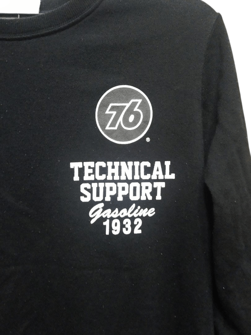 Japanese Brand × Vintage Vintage 76 Lubricants Black Sweatshirt Size US M / EU 48-50 / 2 - 3 Thumbnail